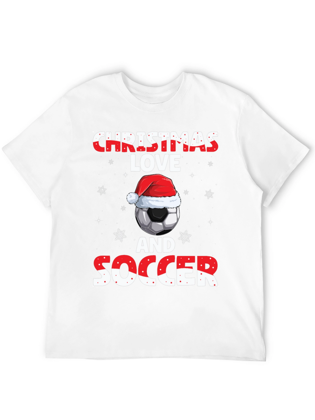 Christmas Love and Soccer T-Shirt