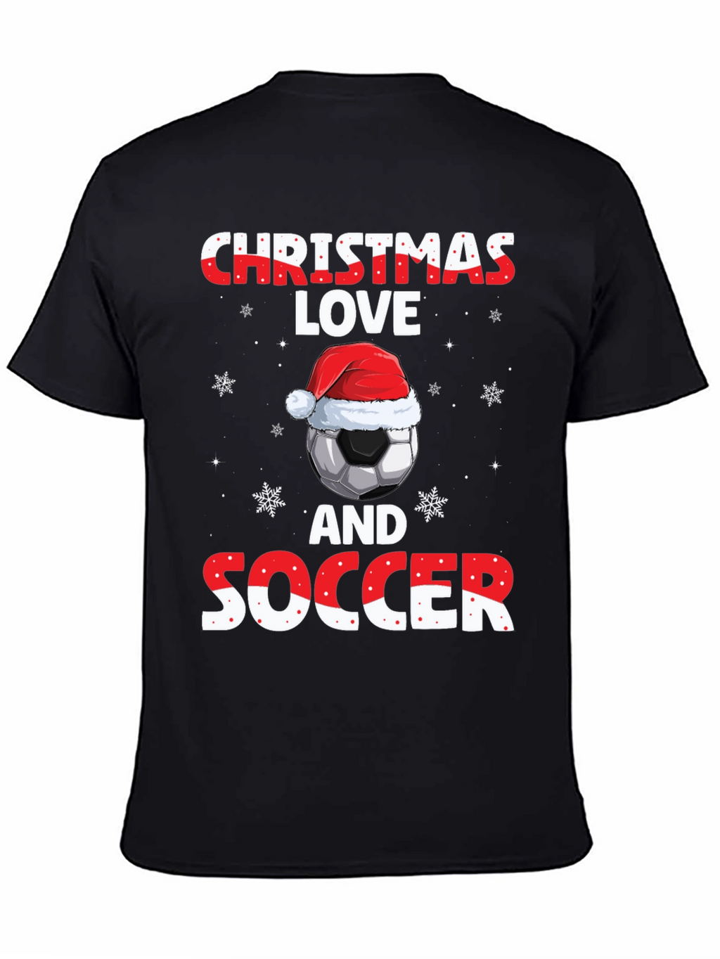 Christmas Love and Soccer T-Shirt