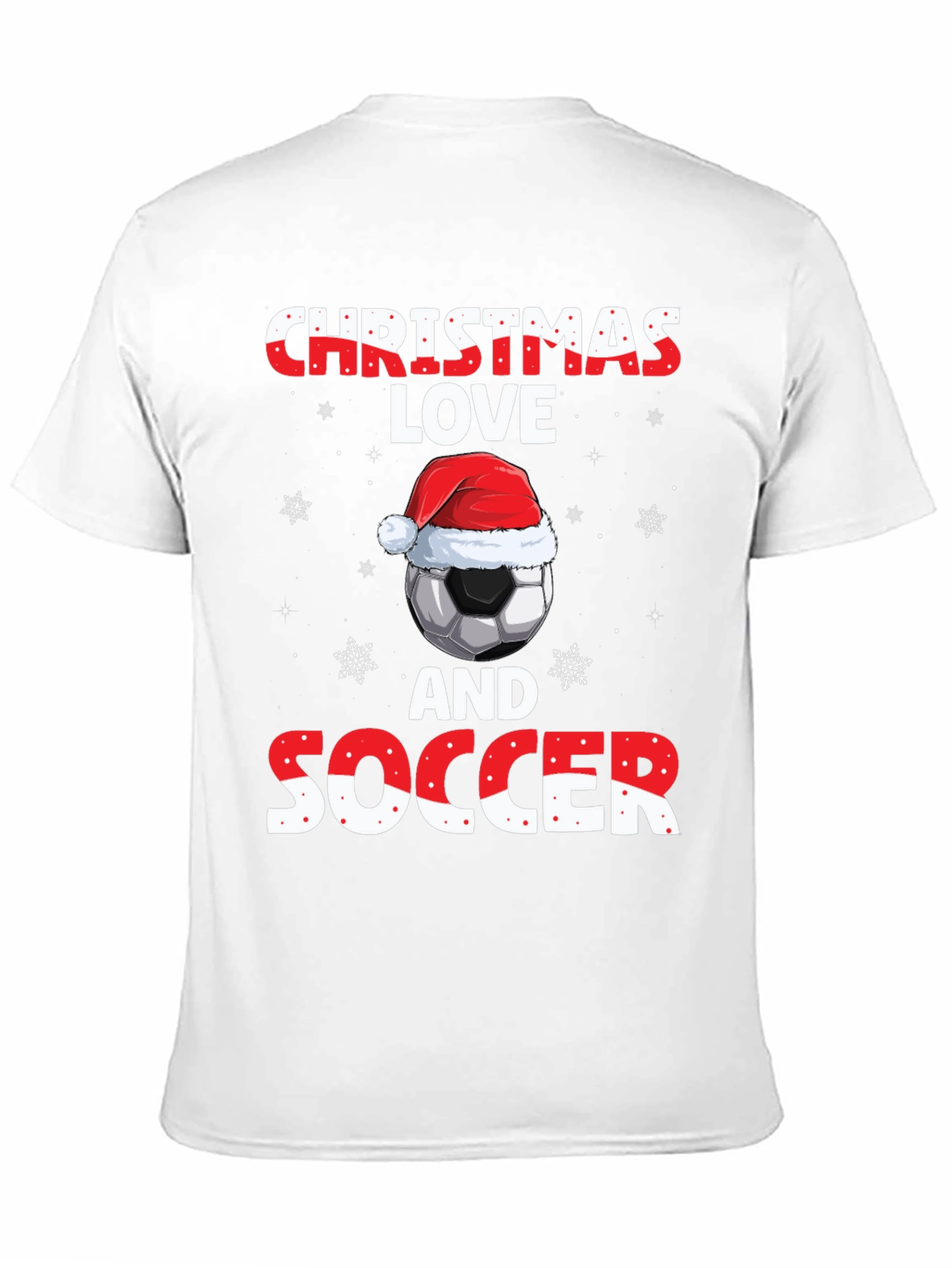 Christmas Love and Soccer T-Shirt