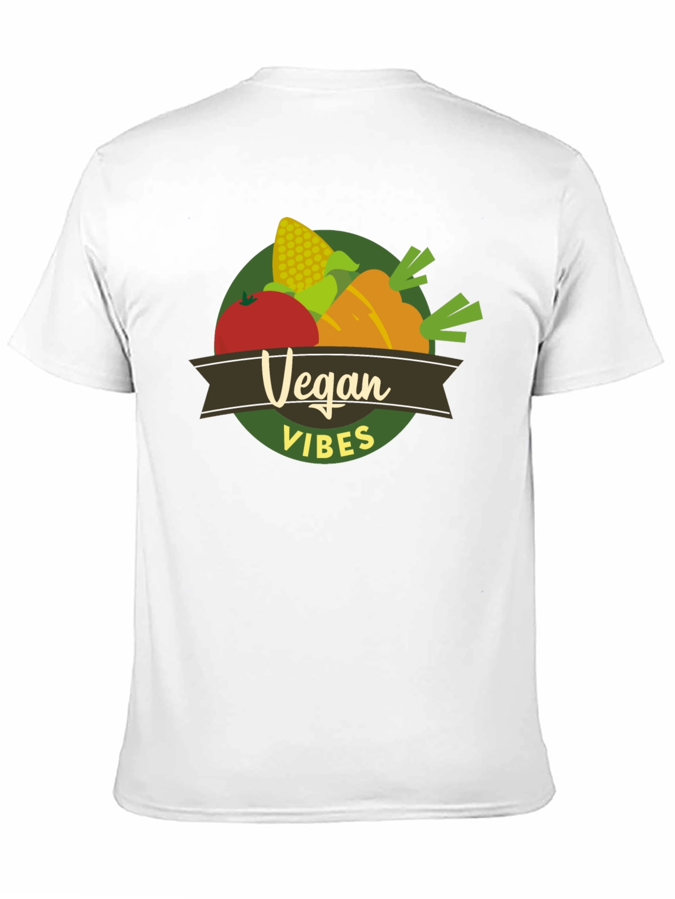 Vegan Vibes T-Shirt - Vegetarian Graphic Tee