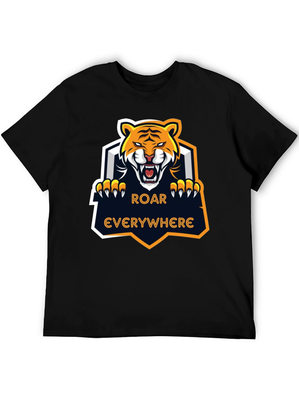 Roar Everywhere Graphic Tee - Fierce Tiger Design