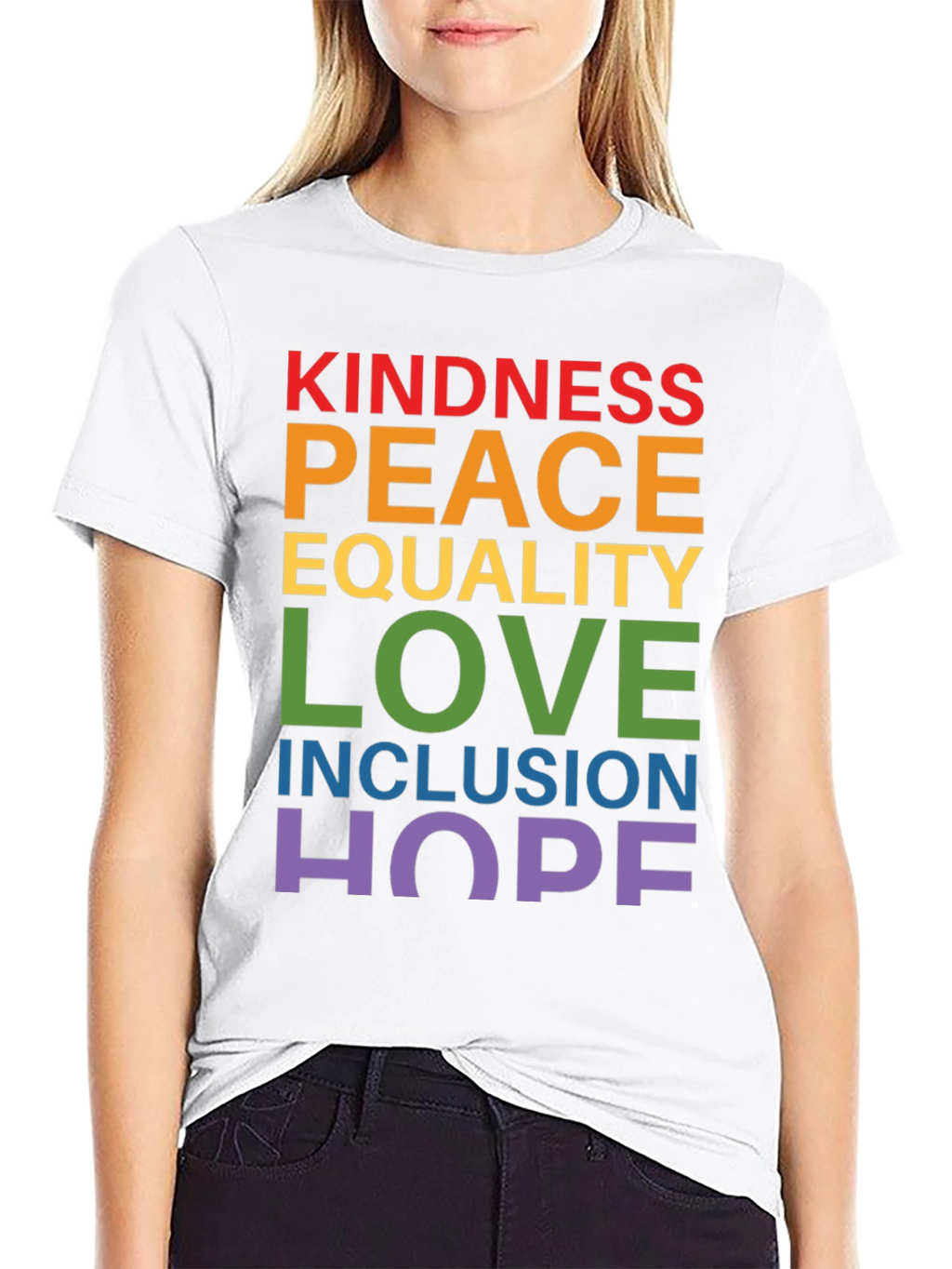 Kindness Peace Love Graphic Tee