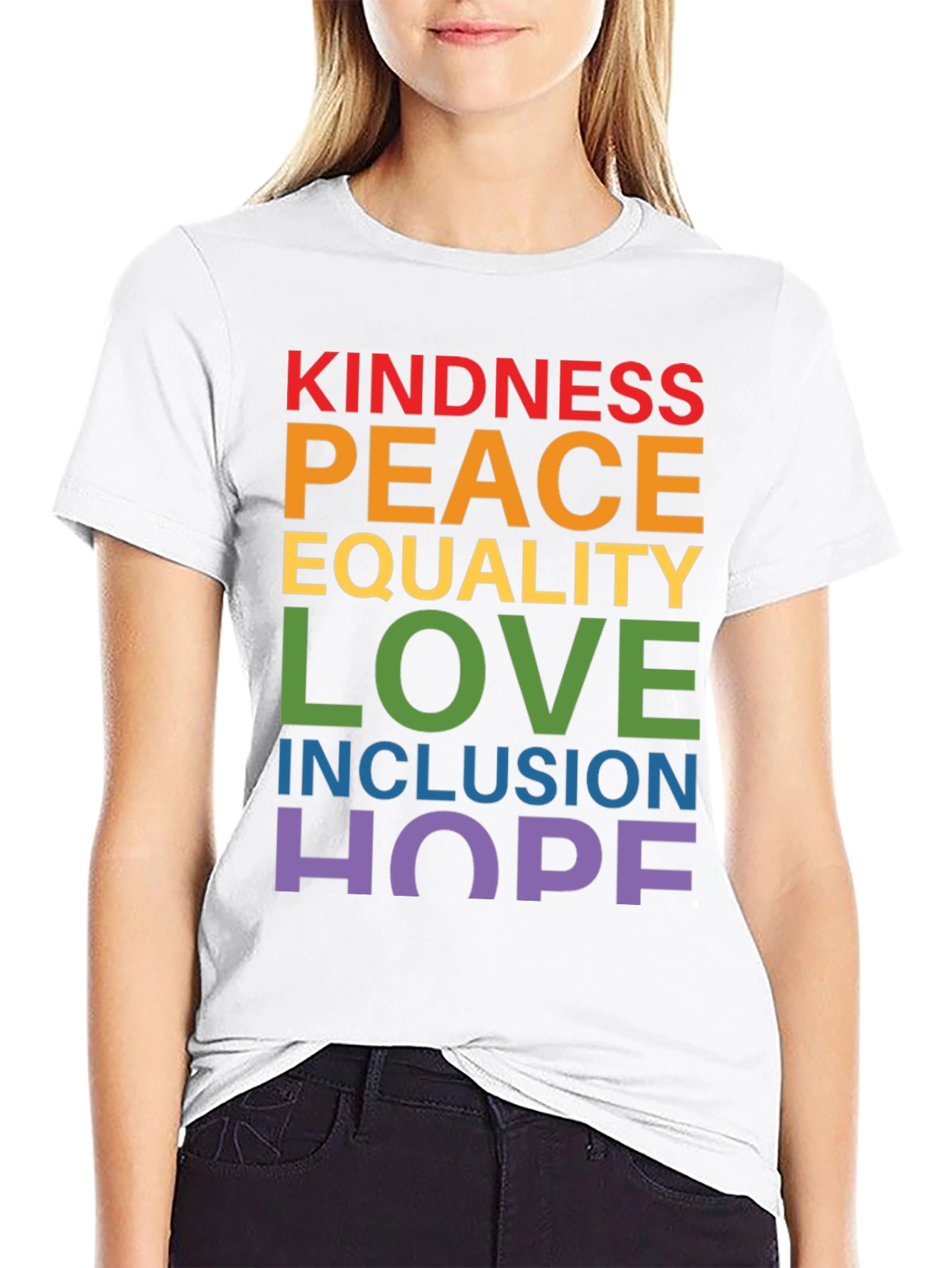 Kindness Peace Love Graphic Tee