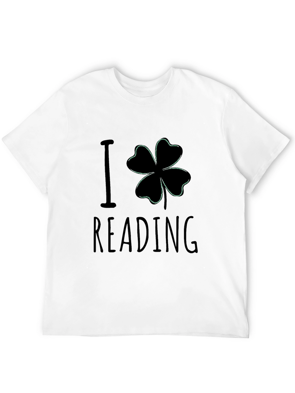 I Clover Reading Black T-Shirt