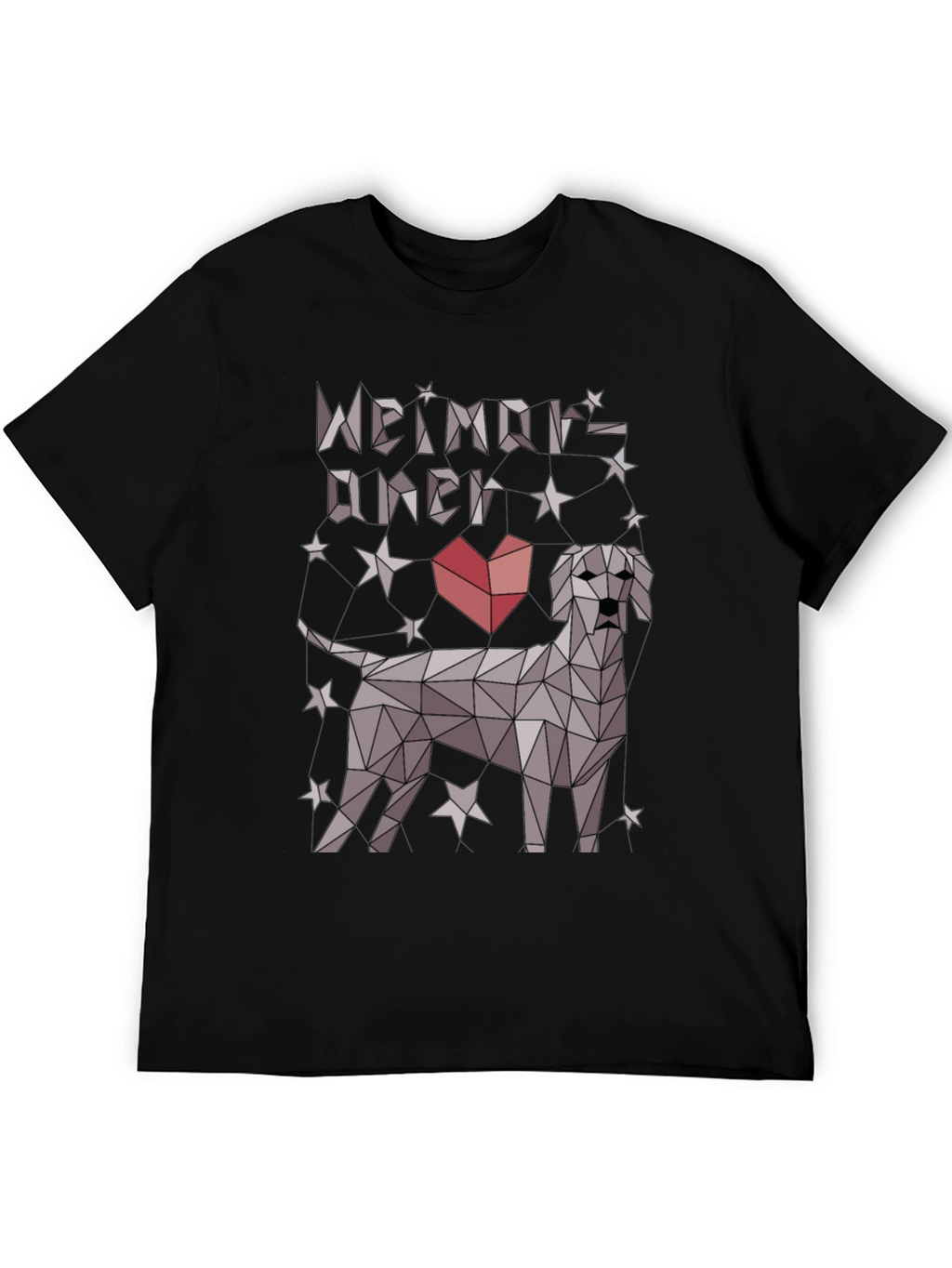 Geometric Weimaraner Dog Lover T-Shirt