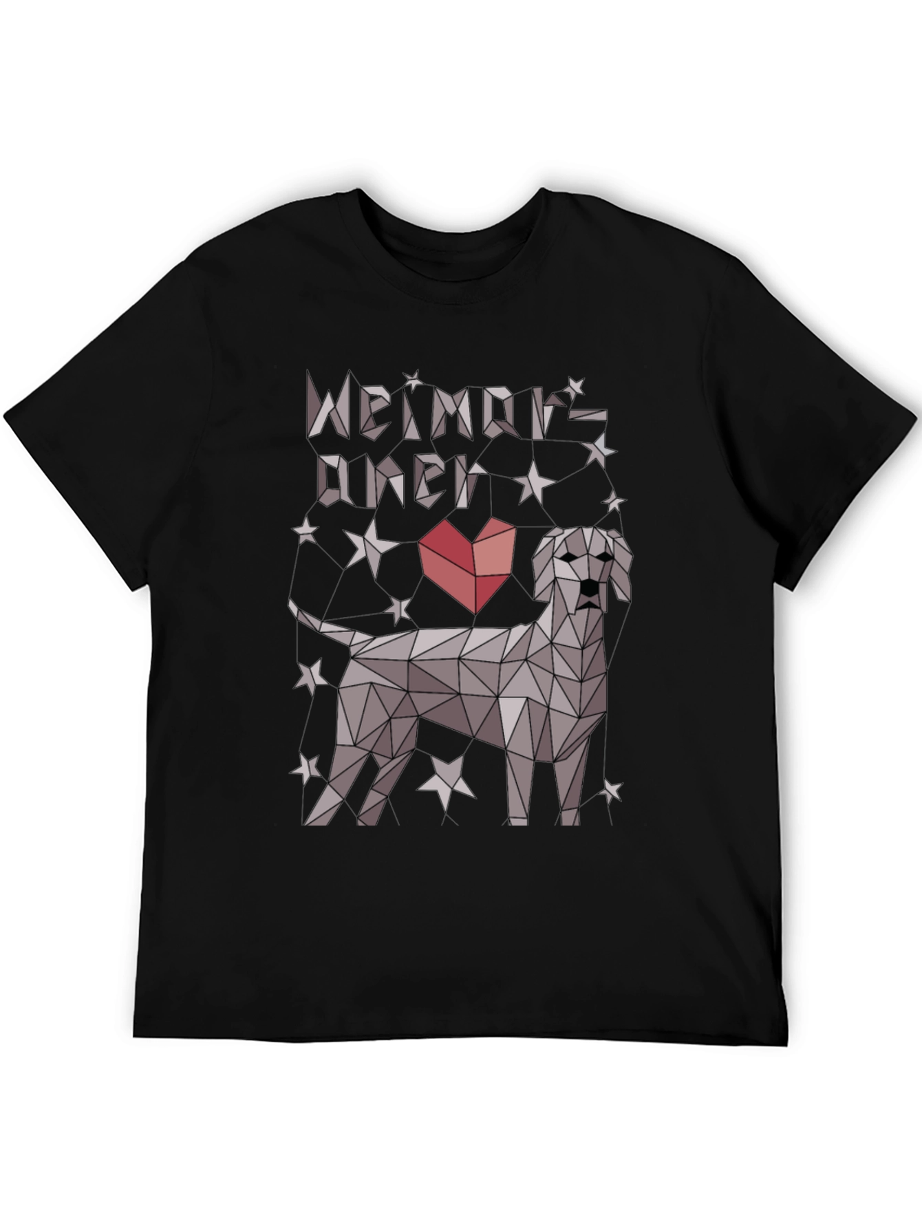 Geometric Weimaraner Dog Lover T-Shirt