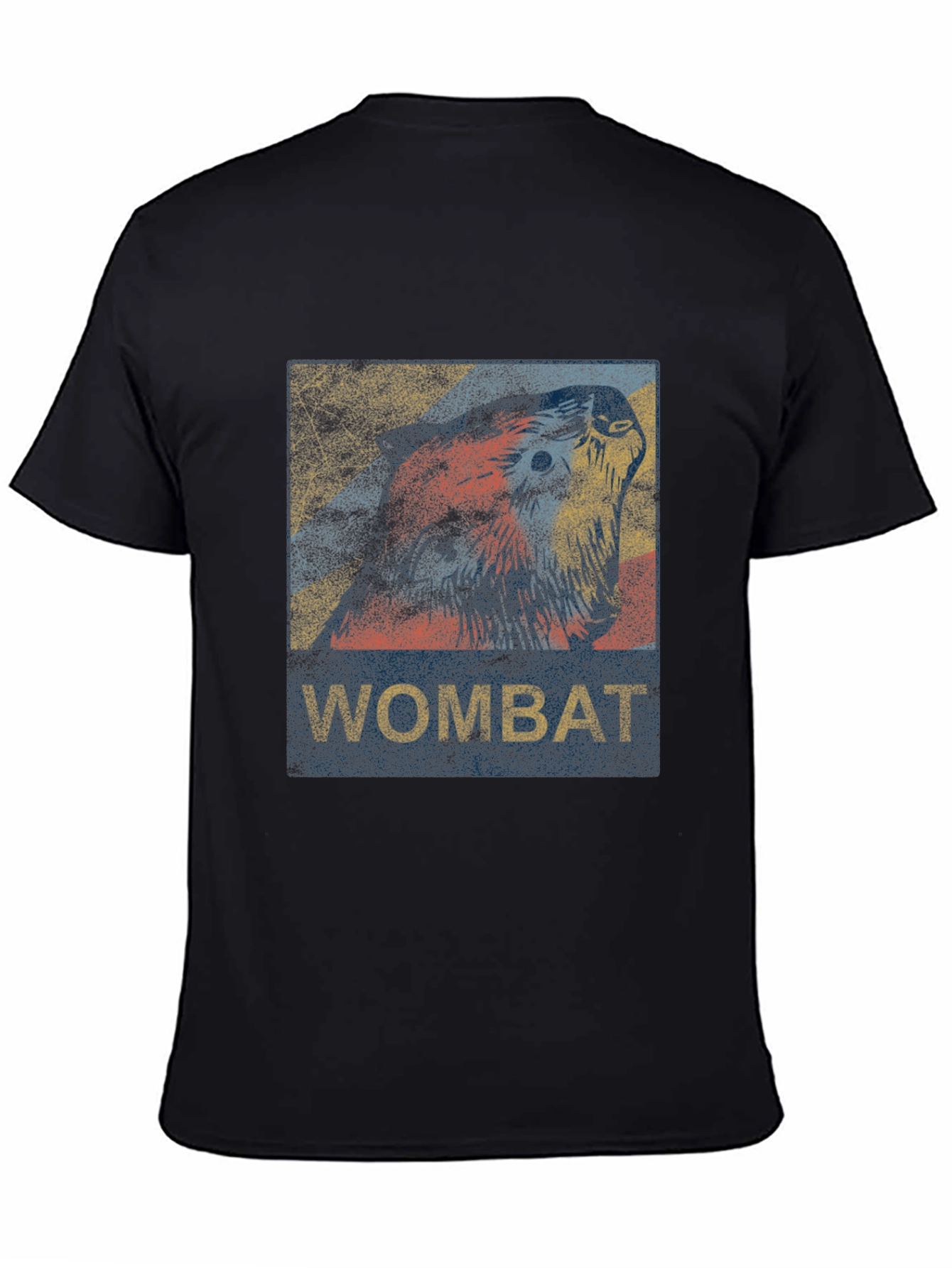 Vintage Wombat Graphic T-Shirt - Casual Mens Tee
