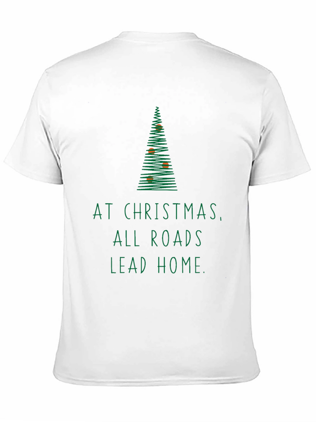 Christmas Roads Lead Home Graphic Tee