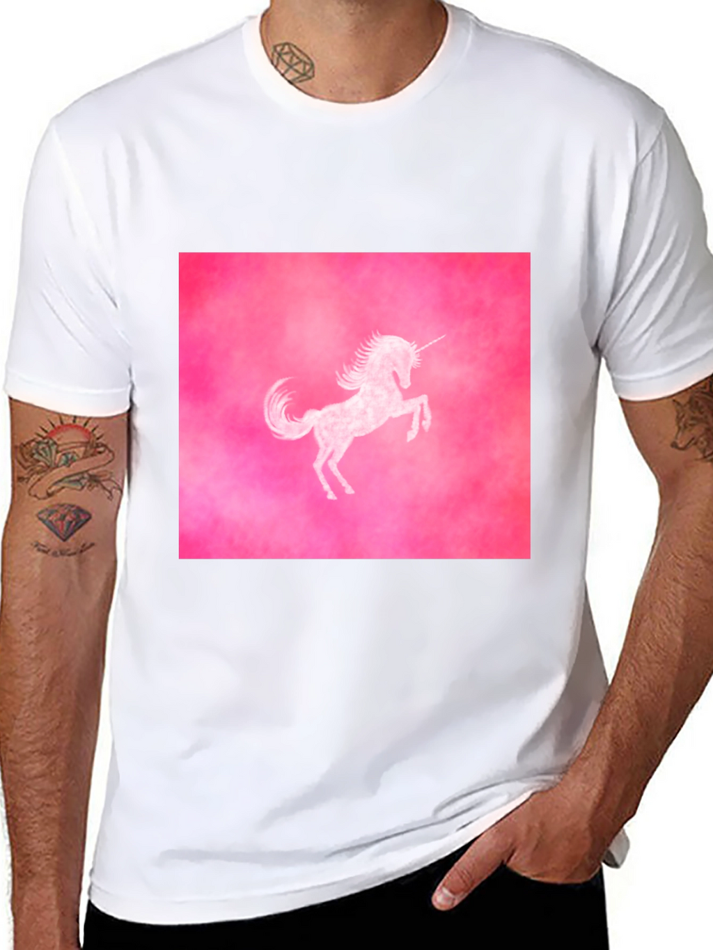 Unicorn Graphic Tee - Pink Fantasy