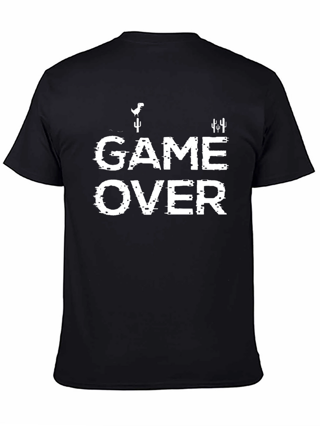 Game Over Tee - Glitchy Retro Gaming Shirt