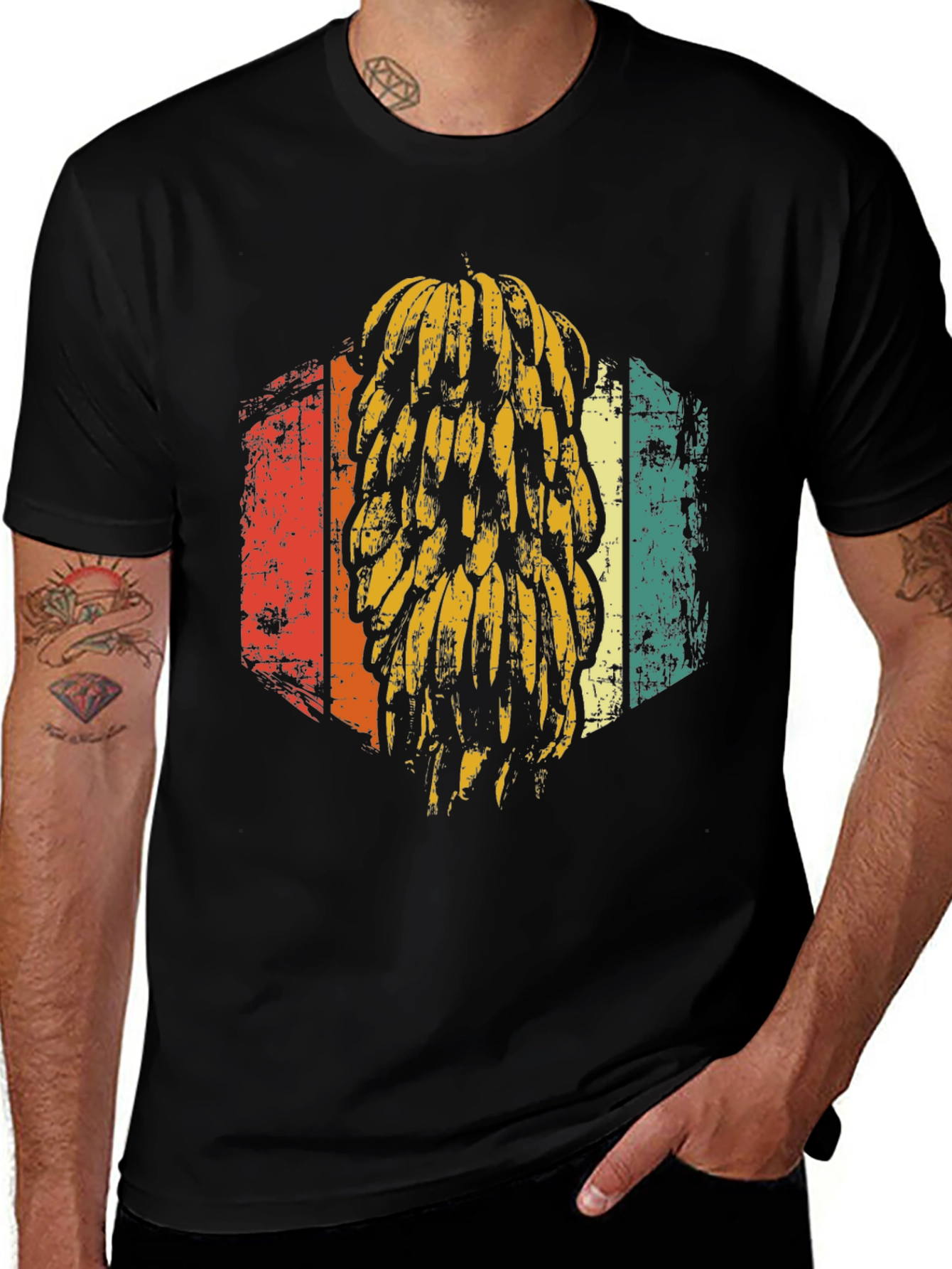 Retro Banana Bunch T-Shirt