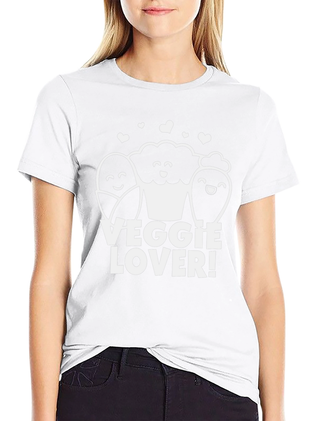 Veggie Lover Graphic T-Shirt - Black