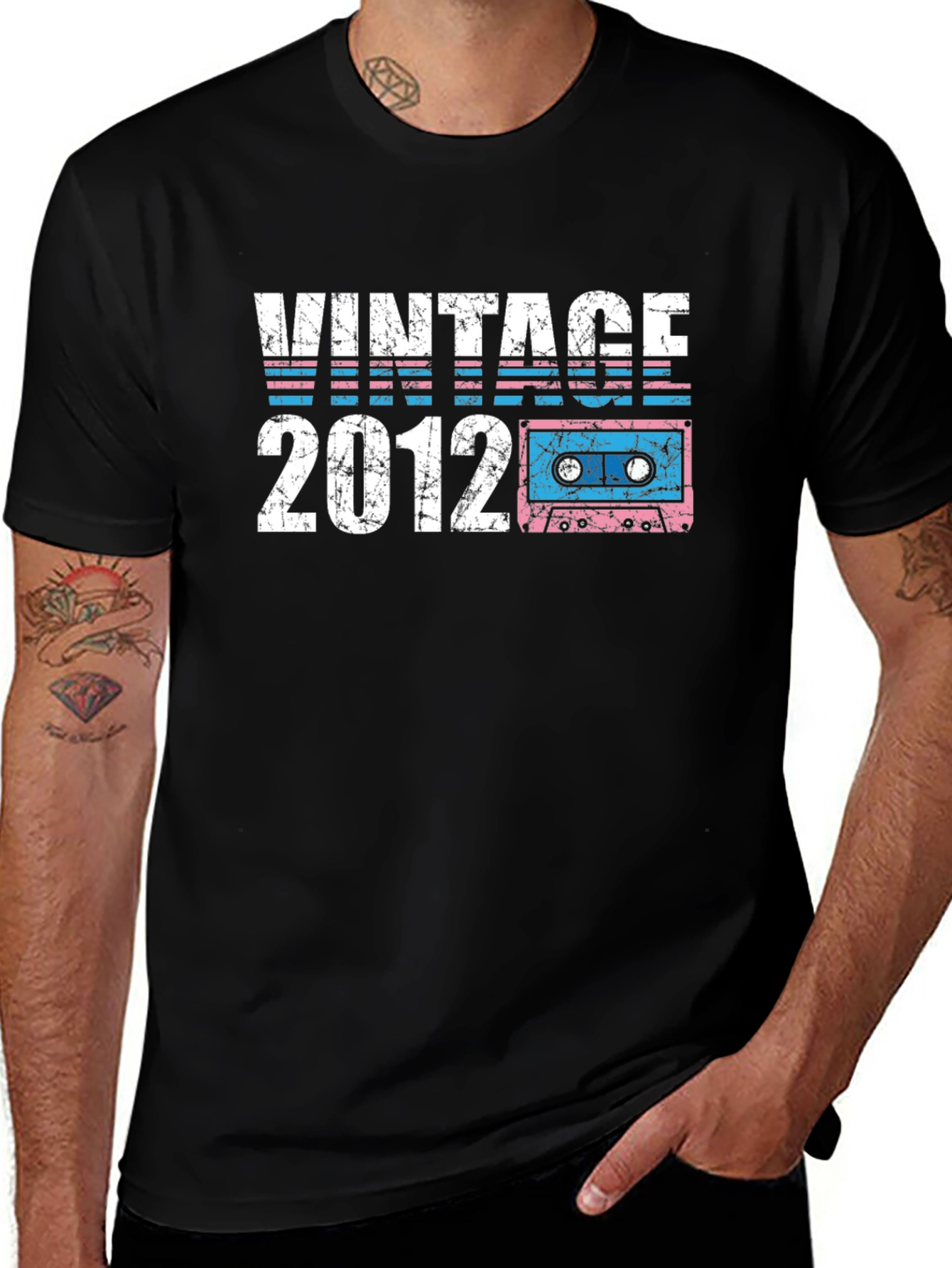 Vintage 2012 Cassette Tape T-Shirt