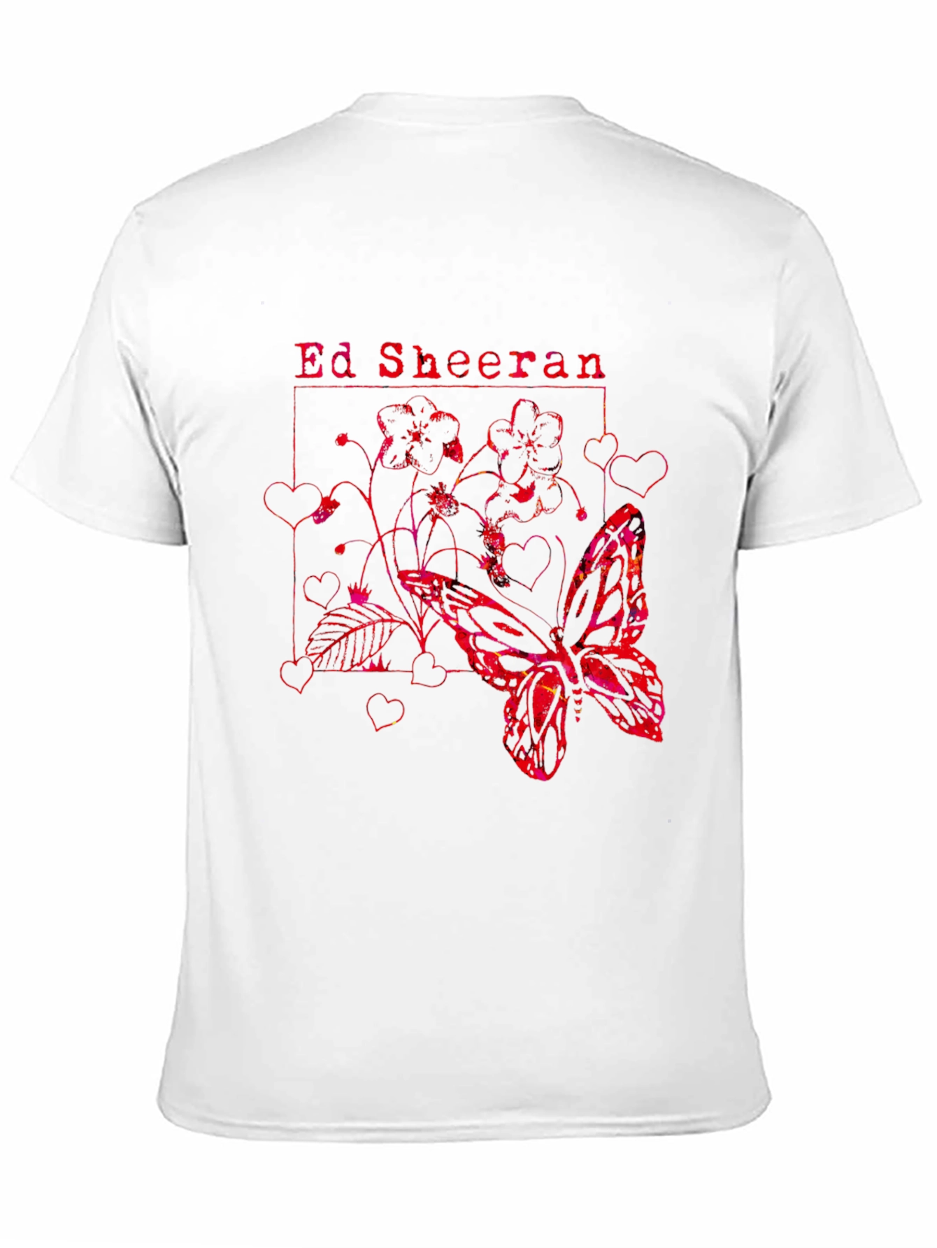 Ed Sheeran Butterfly Graphic Tee