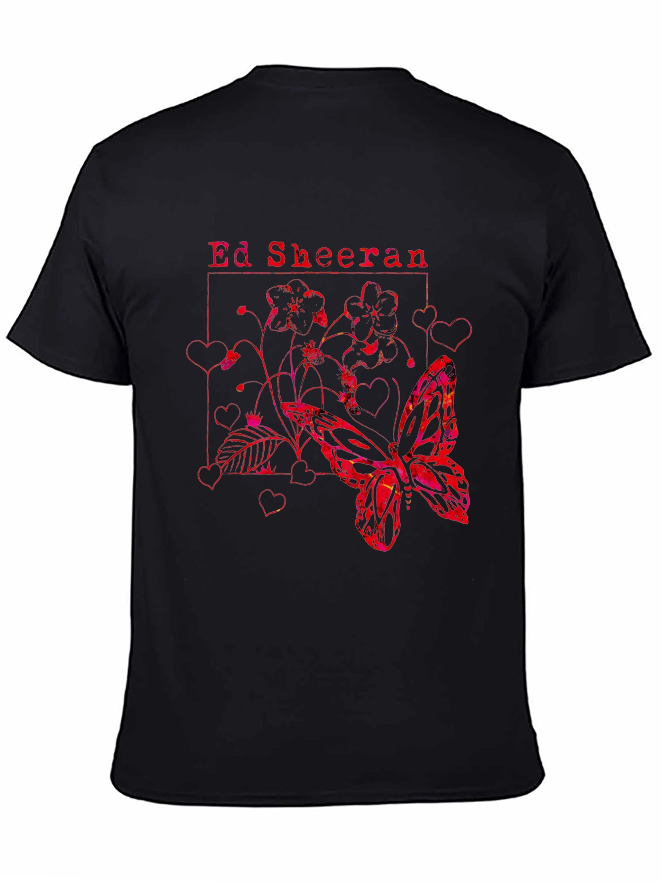 Ed Sheeran Butterfly Graphic Tee