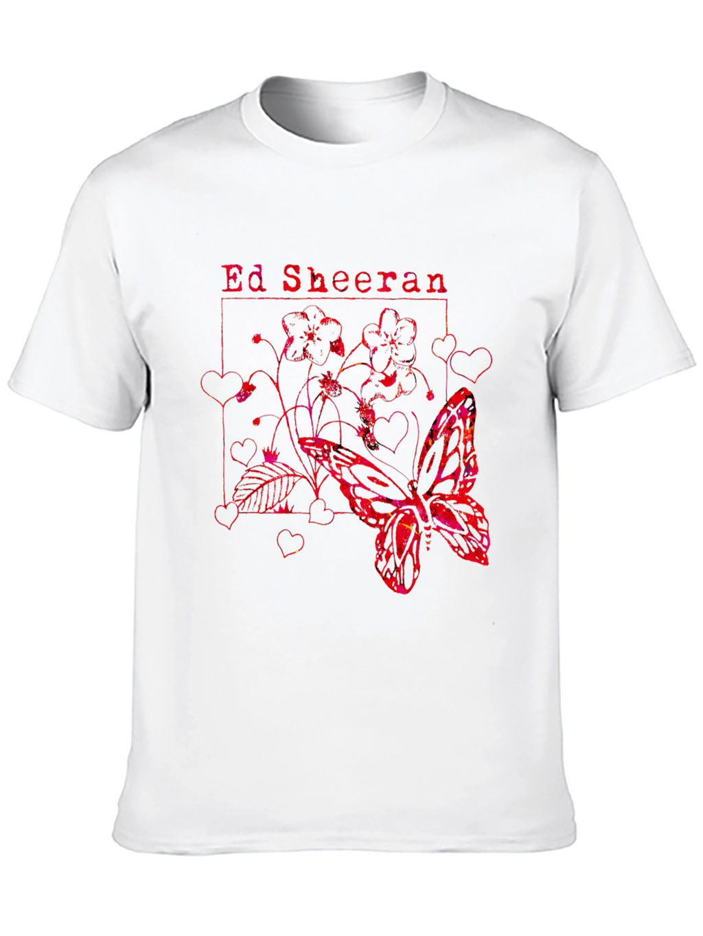 Ed Sheeran Butterfly Graphic Tee