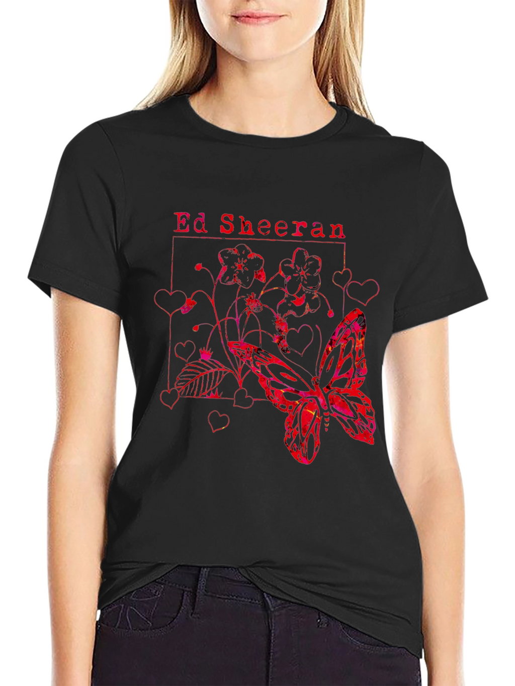 Ed Sheeran Butterfly Graphic Tee