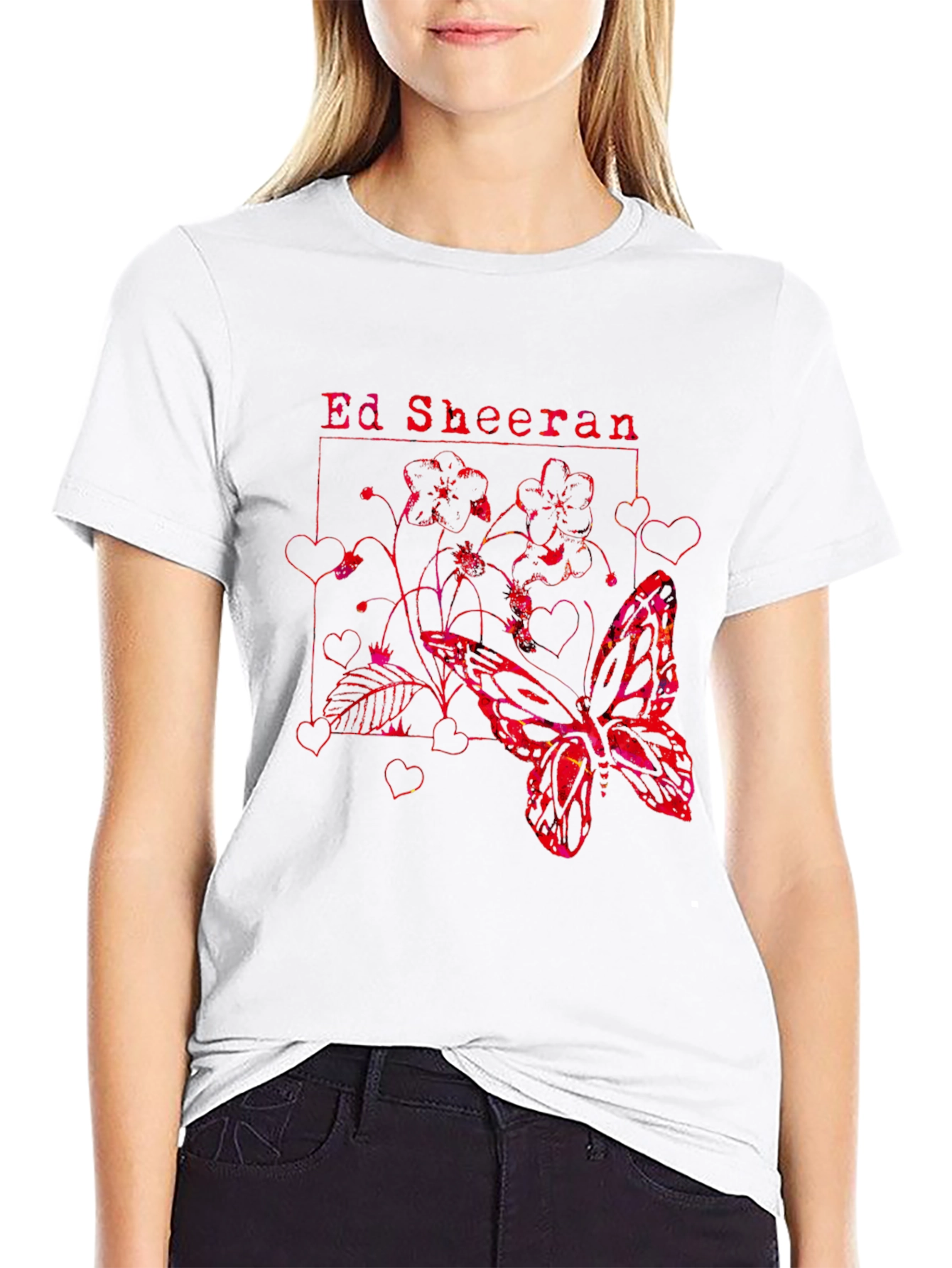 Ed Sheeran Butterfly Graphic Tee
