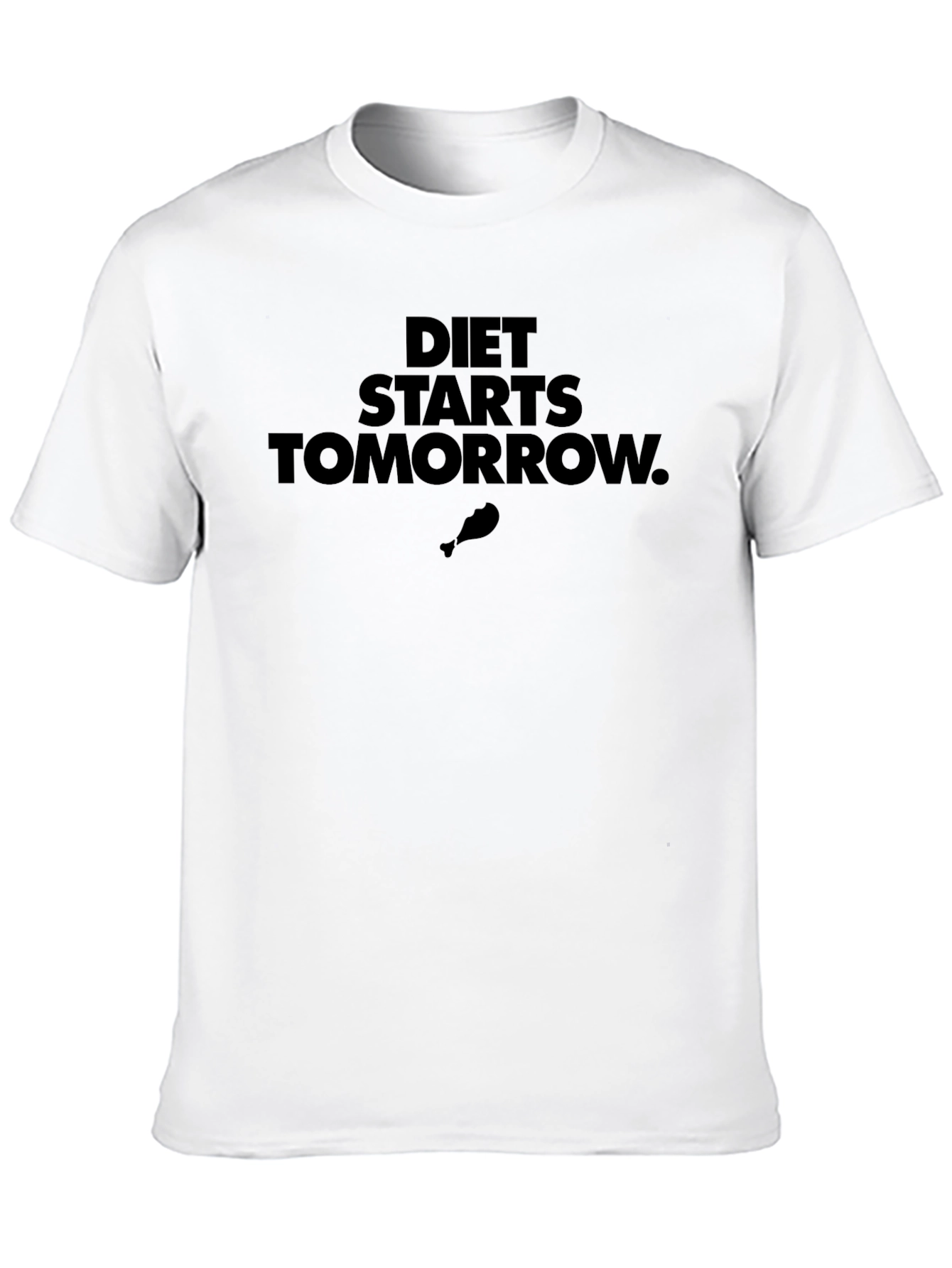 Diet Starts Tomorrow Graphic T-Shirt