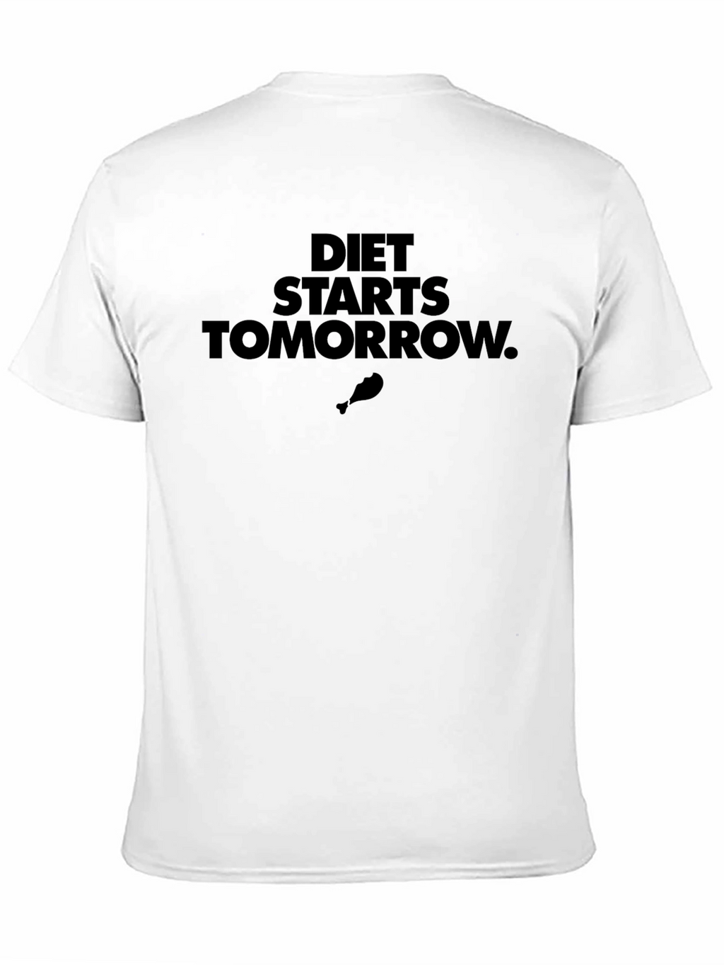 Diet Starts Tomorrow Graphic T-Shirt