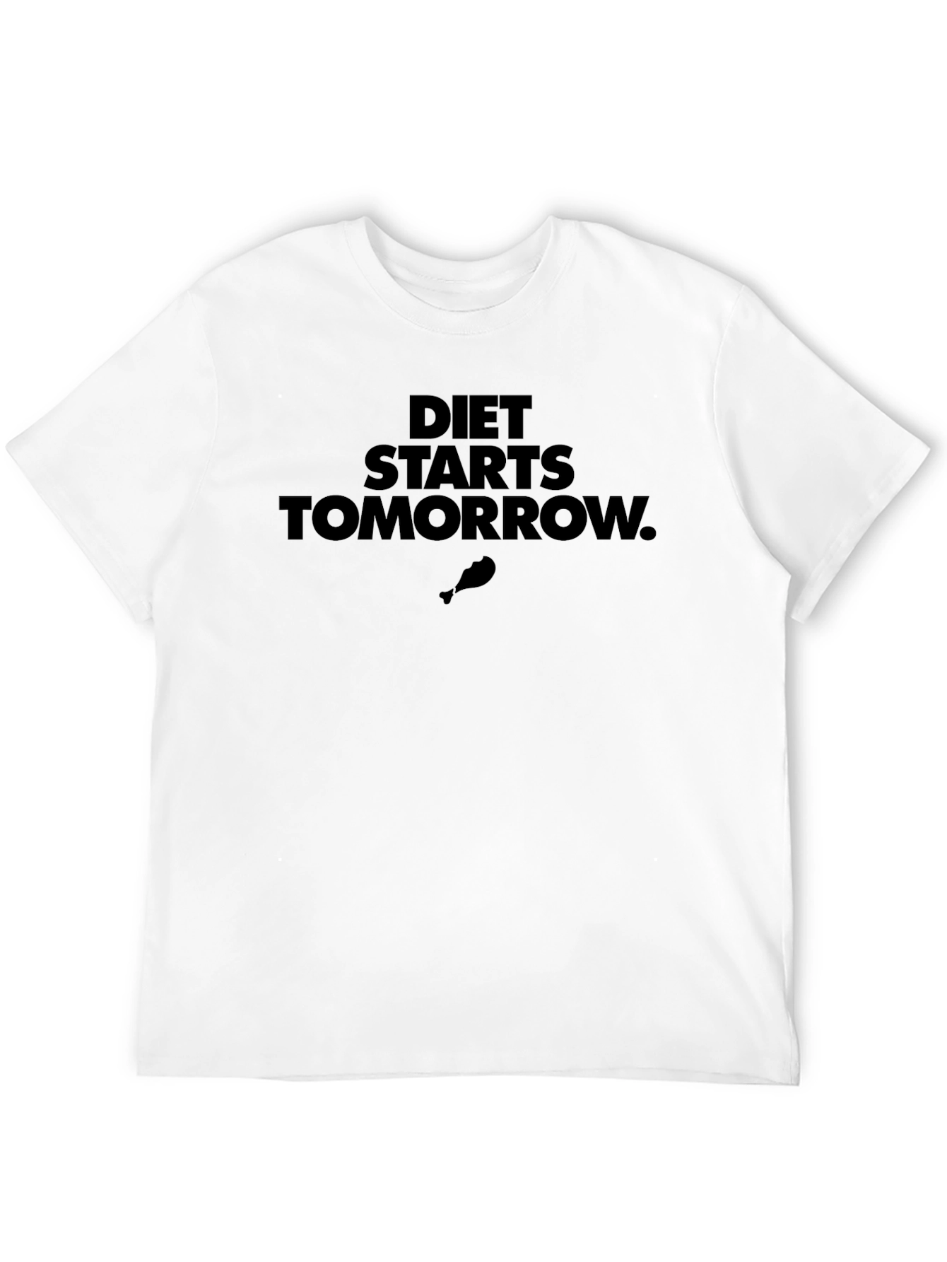 Diet Starts Tomorrow Graphic T-Shirt