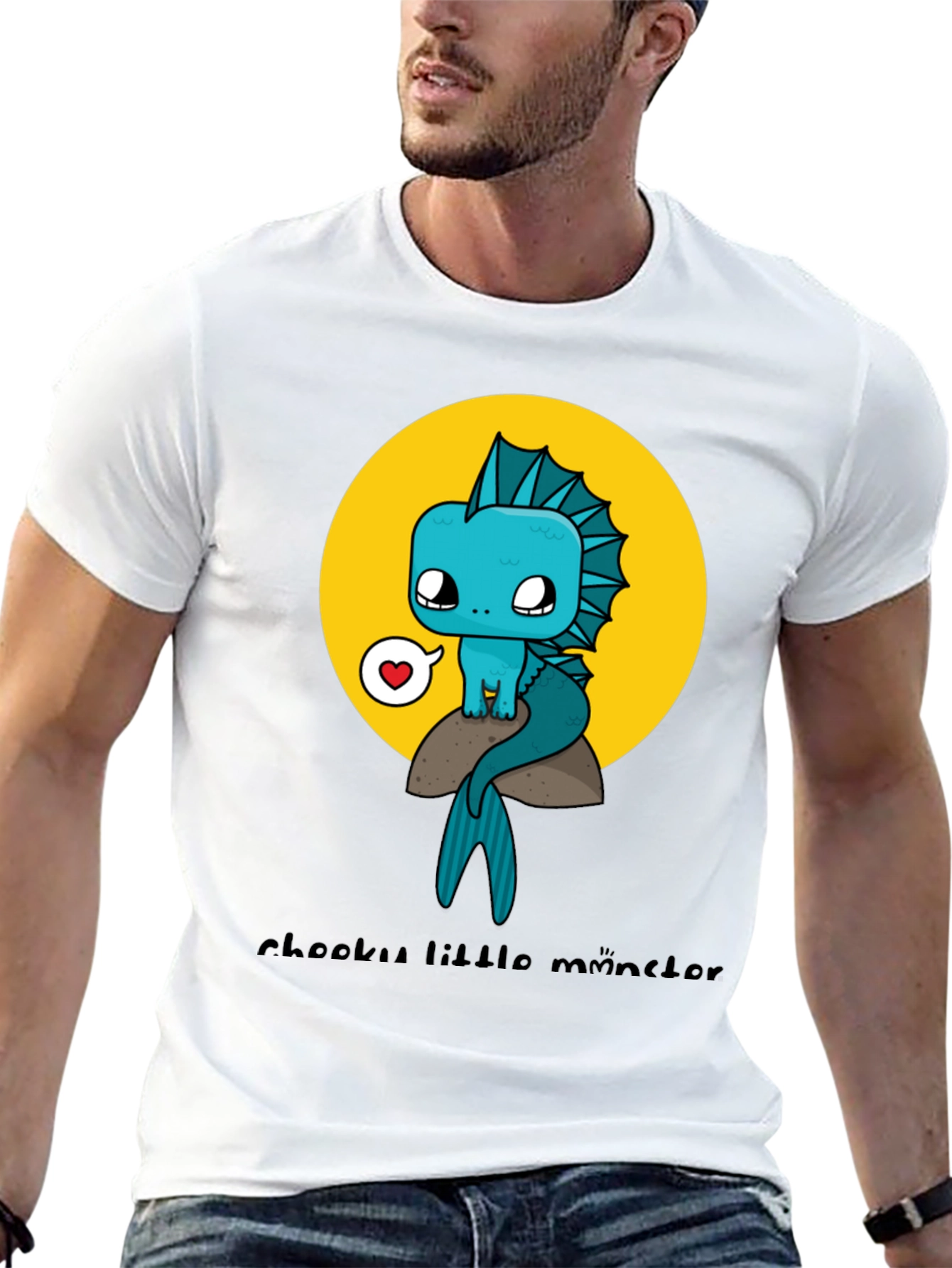 Cute Cartoon Monster Graphic Tee
