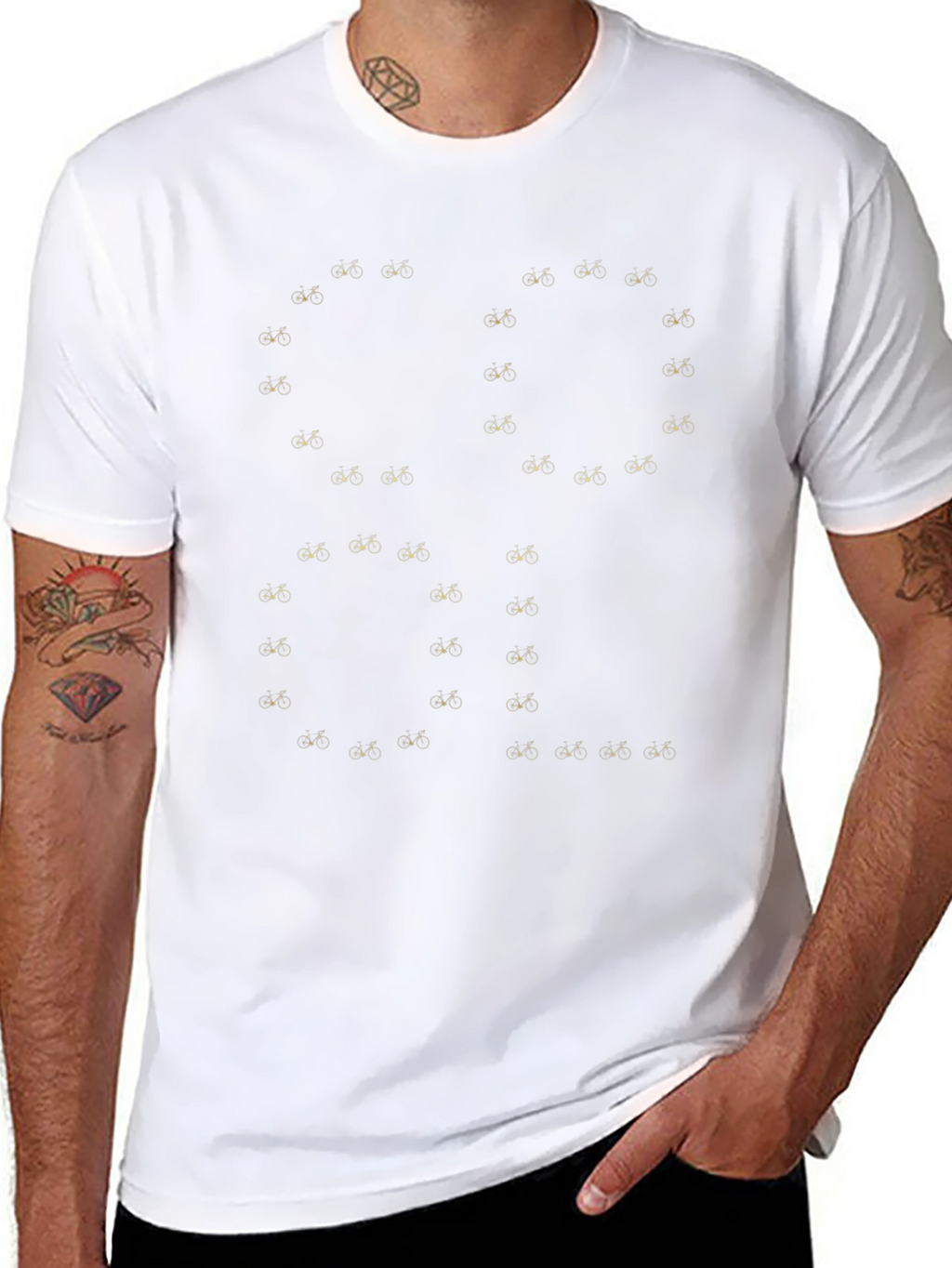 Cool Bike Graphic T-Shirt - Black