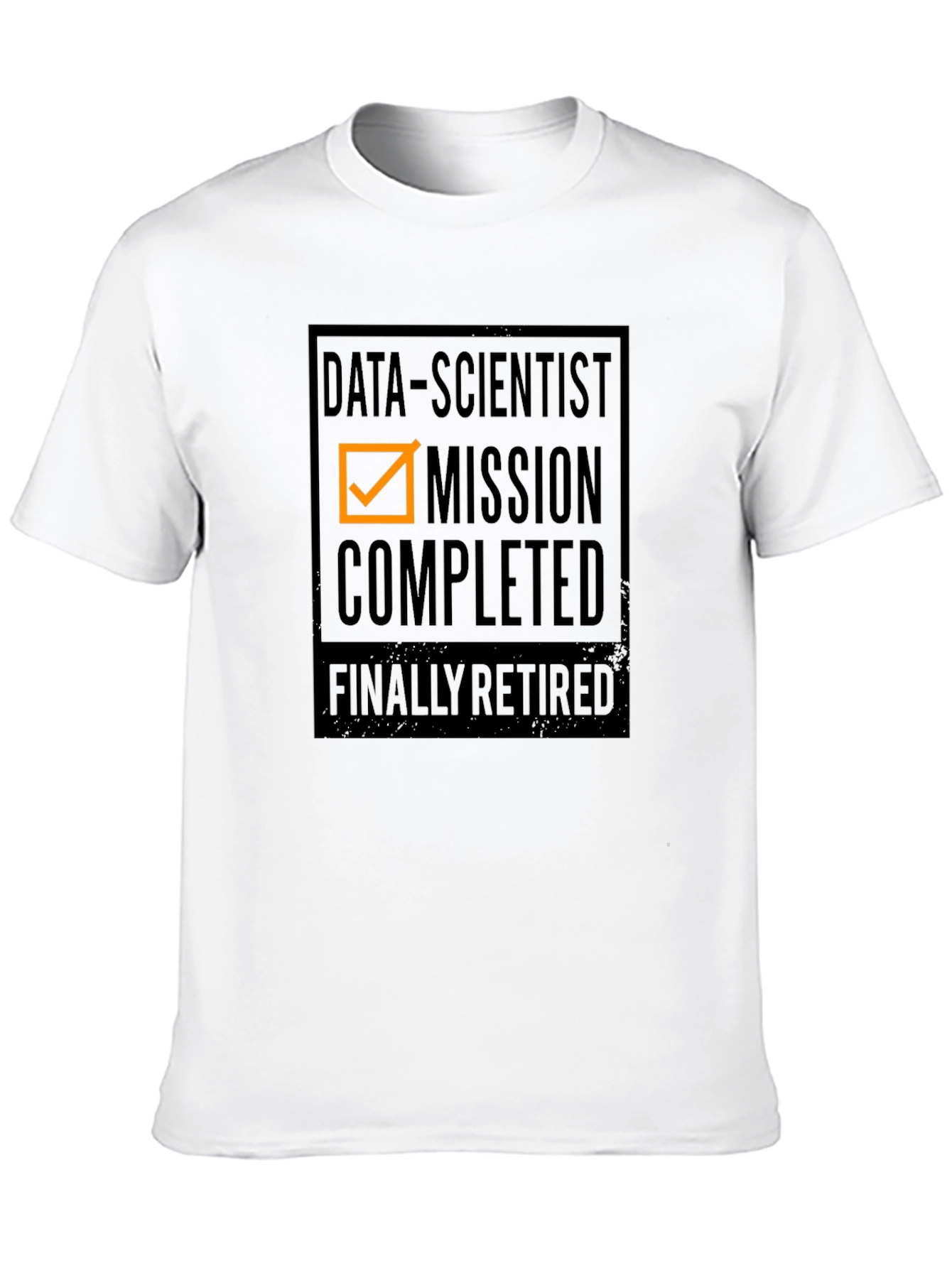 Data Scientist Mission Completed Retired Black T-Shirt