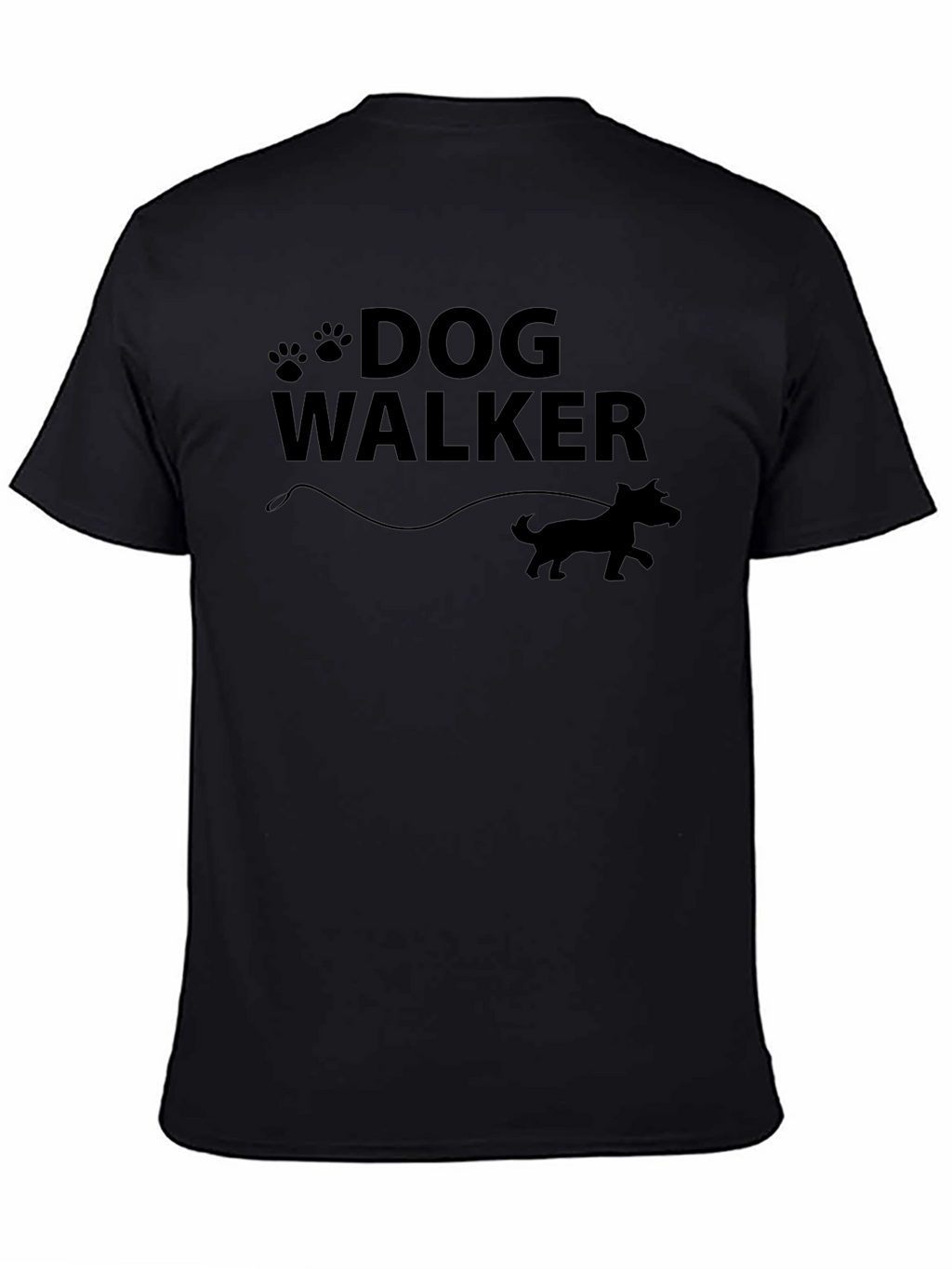 Dog Walker Graphic T-Shirt - Unisex Crew Neck Tee