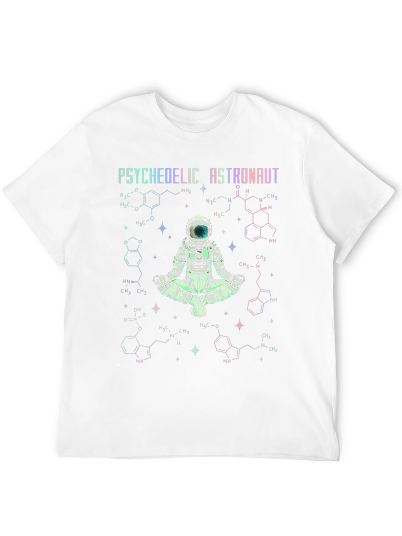 Psychedelic Astronaut Graphic T-Shirt