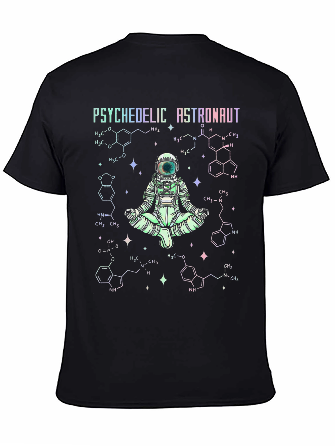 Psychedelic Astronaut Graphic T-Shirt