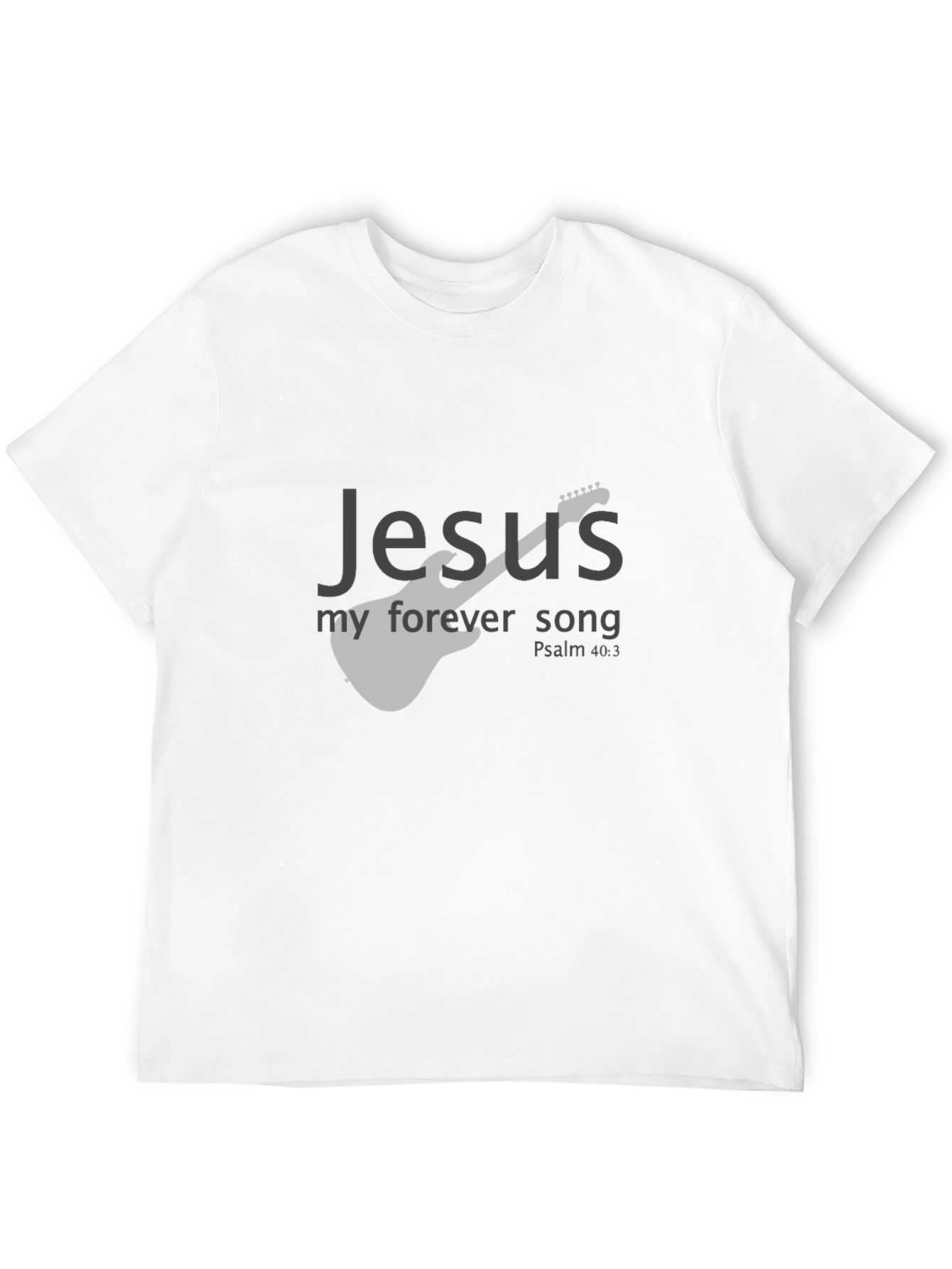 Jesus My Forever Song Black T-Shirt