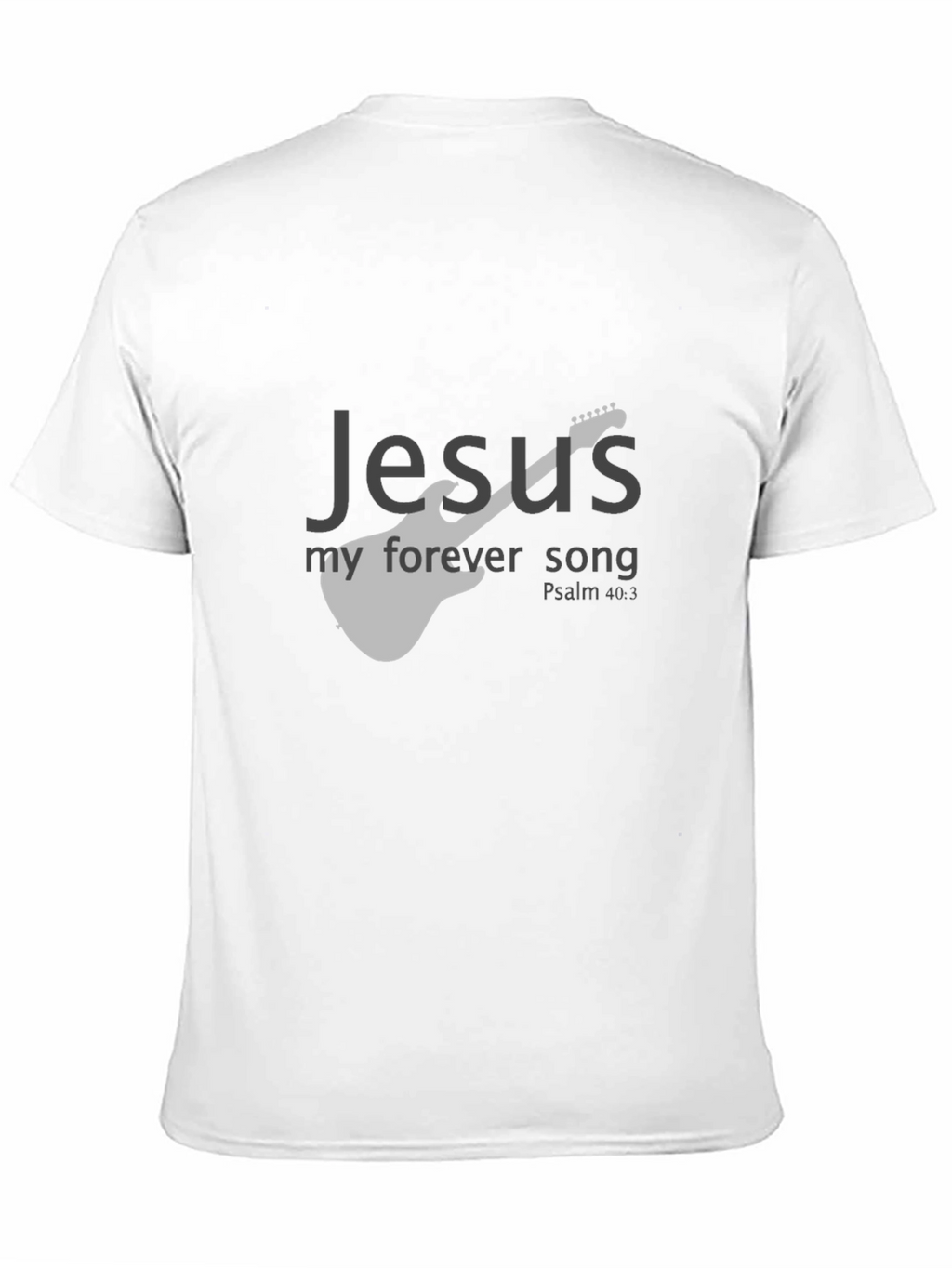 Jesus My Forever Song Black T-Shirt