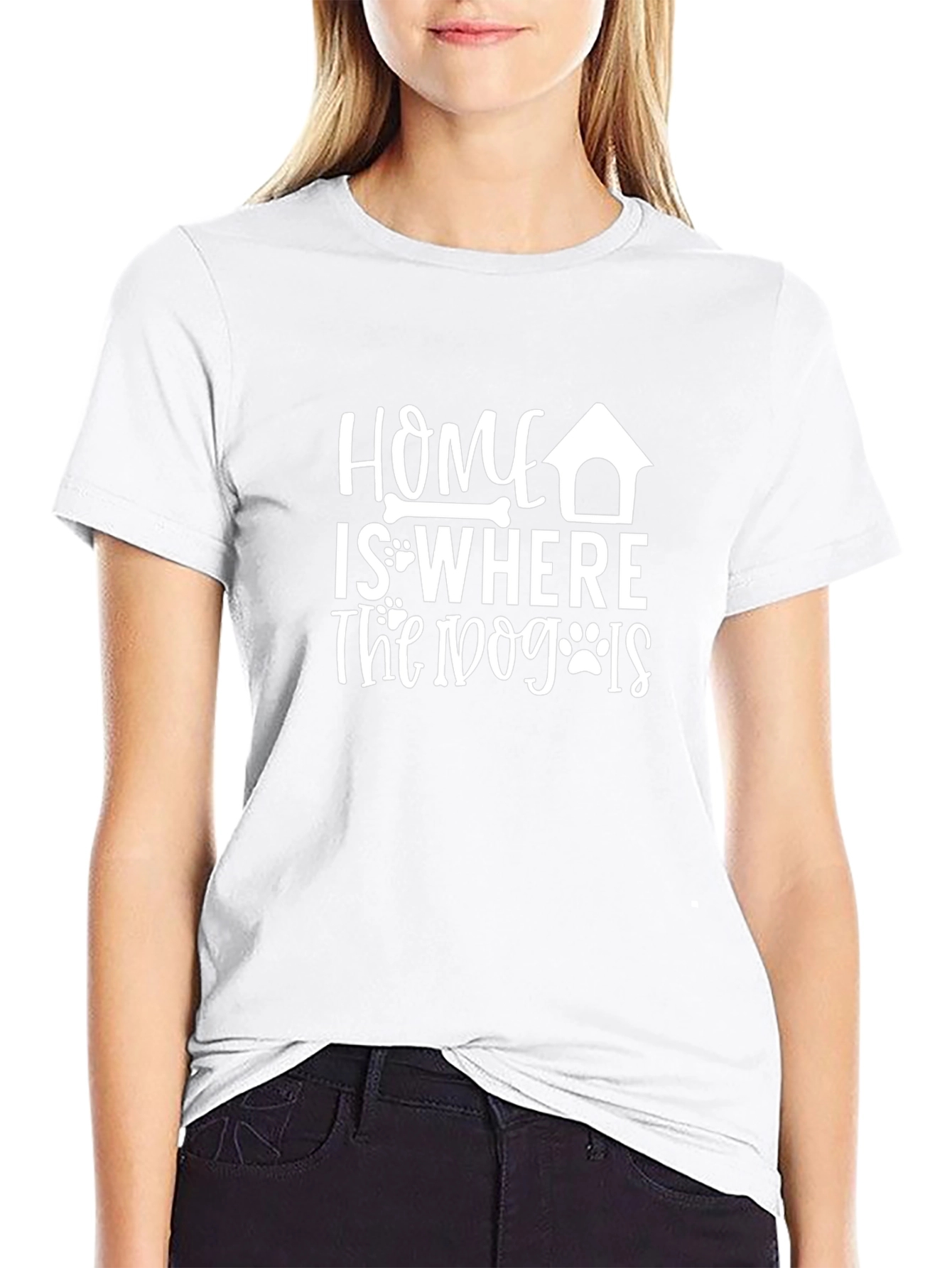 Dog Lover T-Shirt: Home is Where the Dog Is
