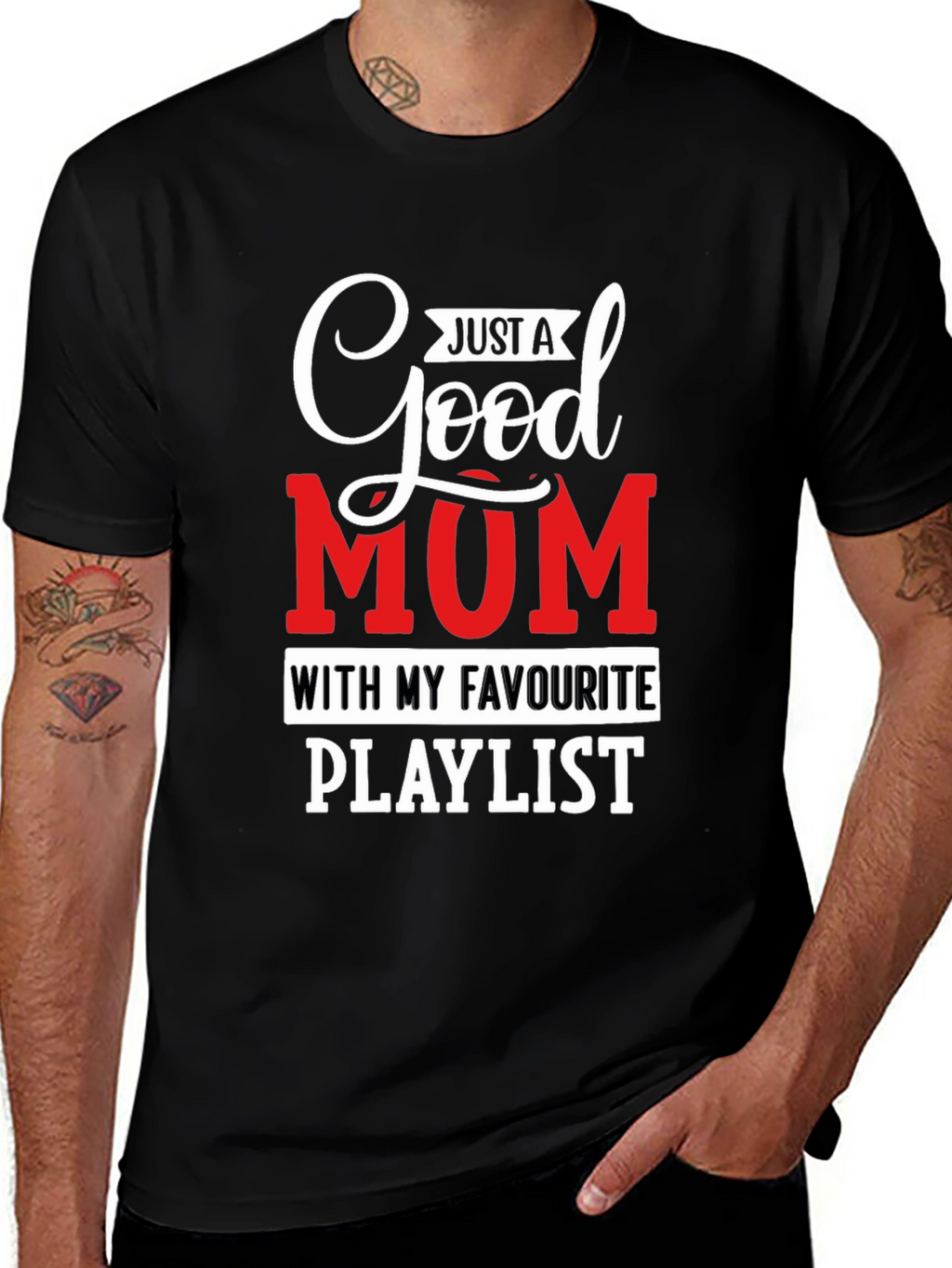 Good Mum Playlist T-Shirt