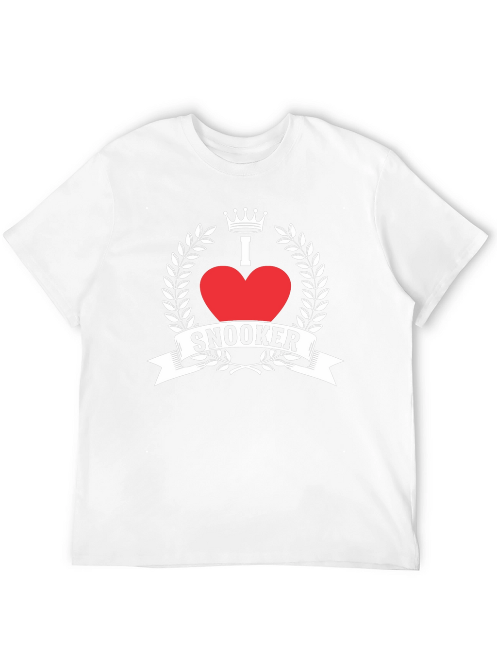 I Love Snooker Graphic Tee - Black