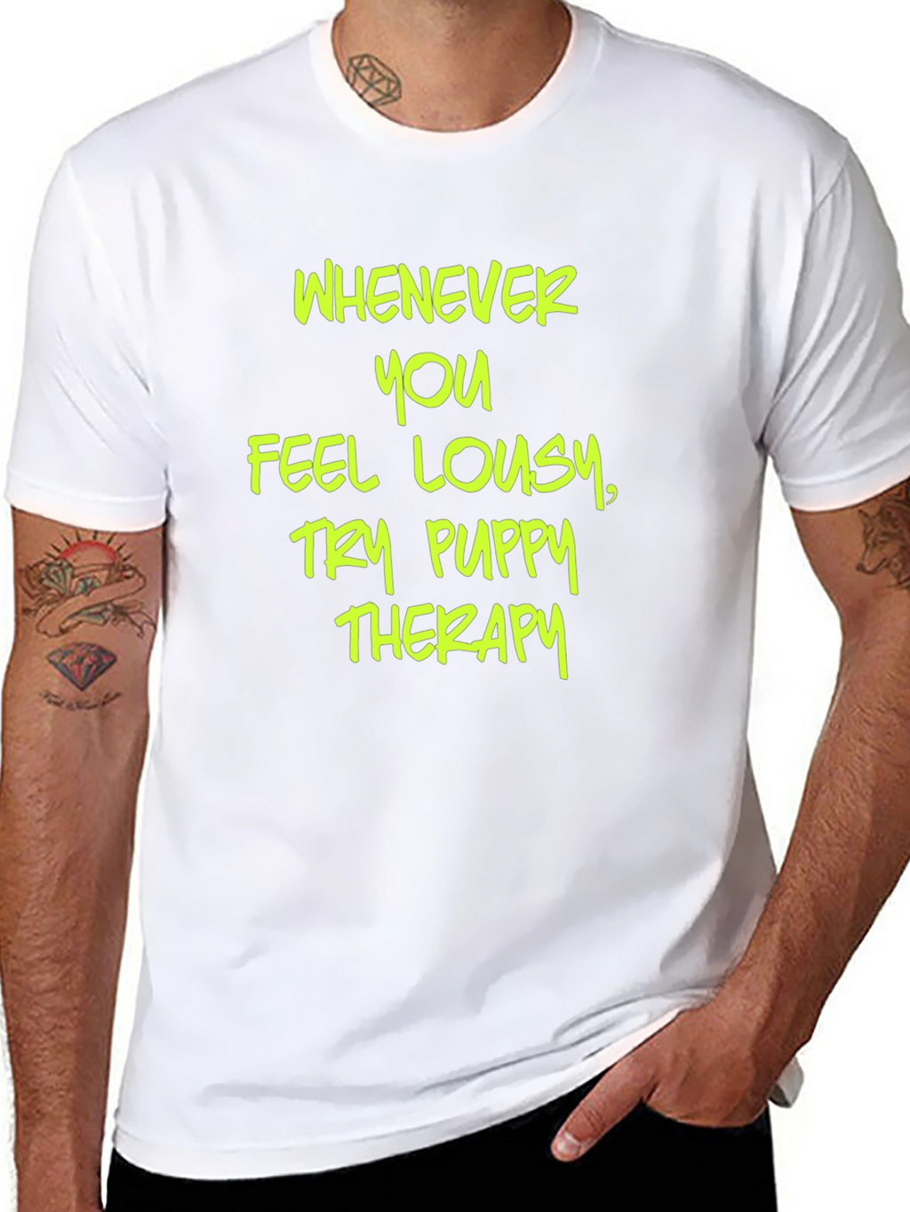 Puppy Therapy T-Shirt - Comfort and Style