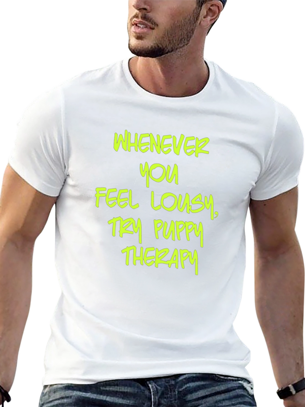 Puppy Therapy T-Shirt - Comfort and Style