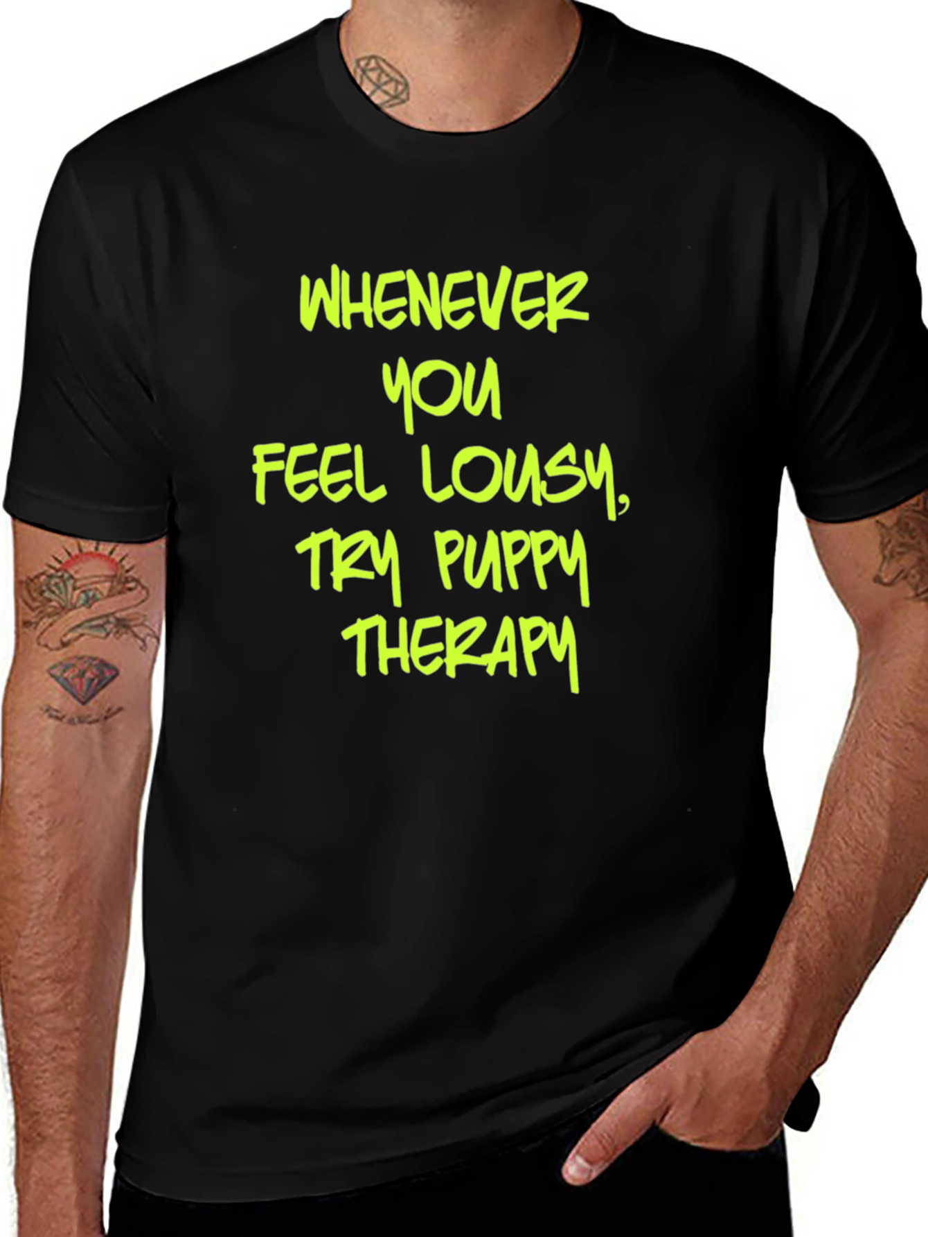 Puppy Therapy T-Shirt - Comfort and Style