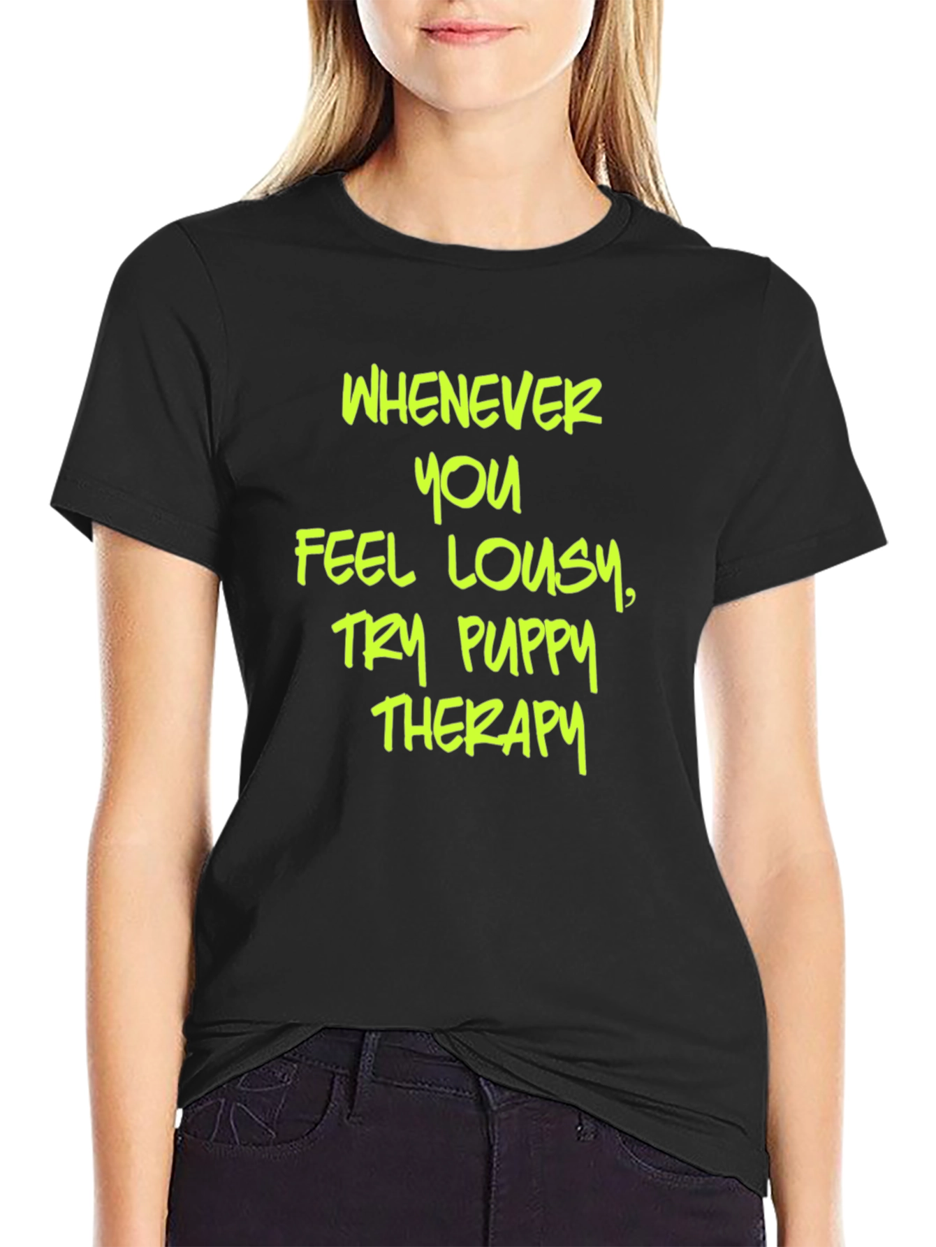 Puppy Therapy T-Shirt - Comfort and Style