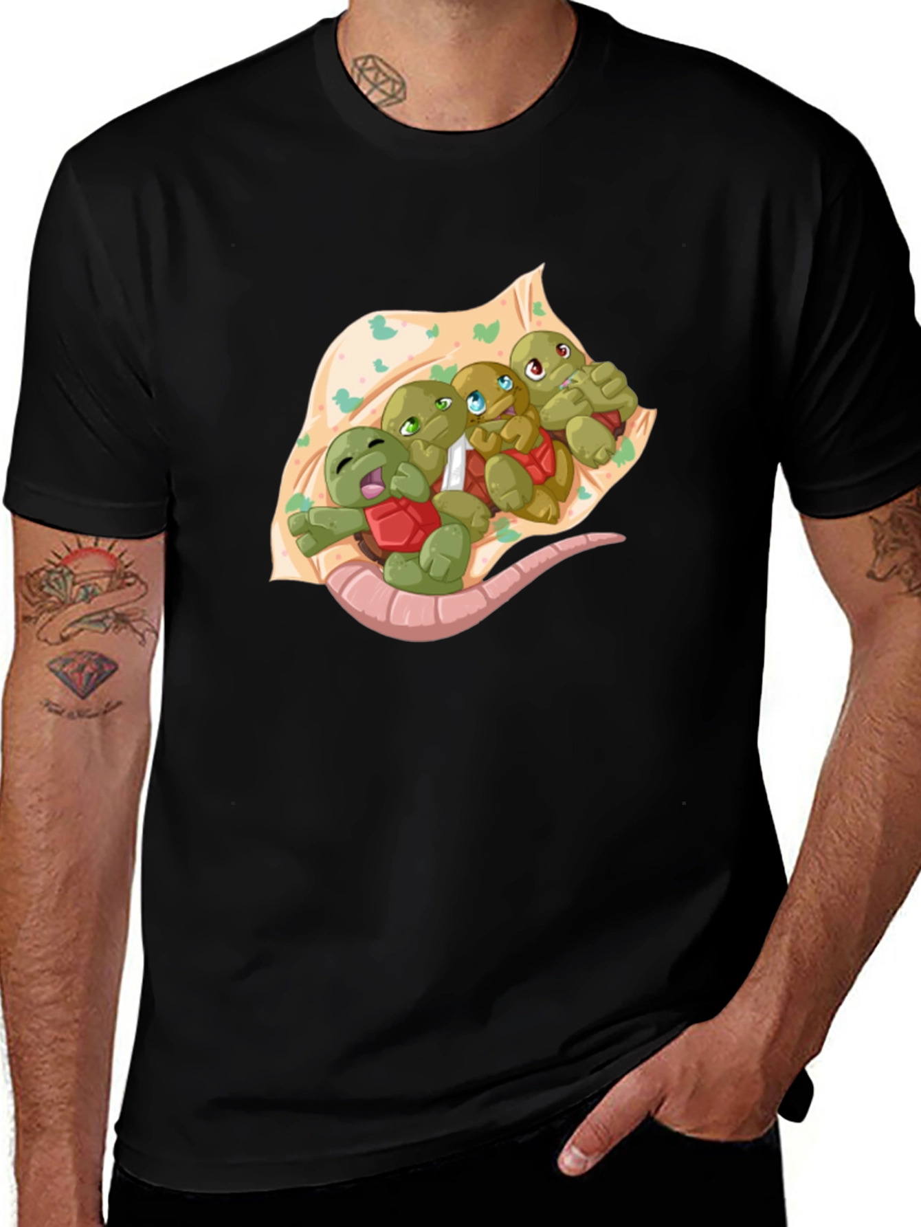 Ninja Turtles Burrito T-Shirt
