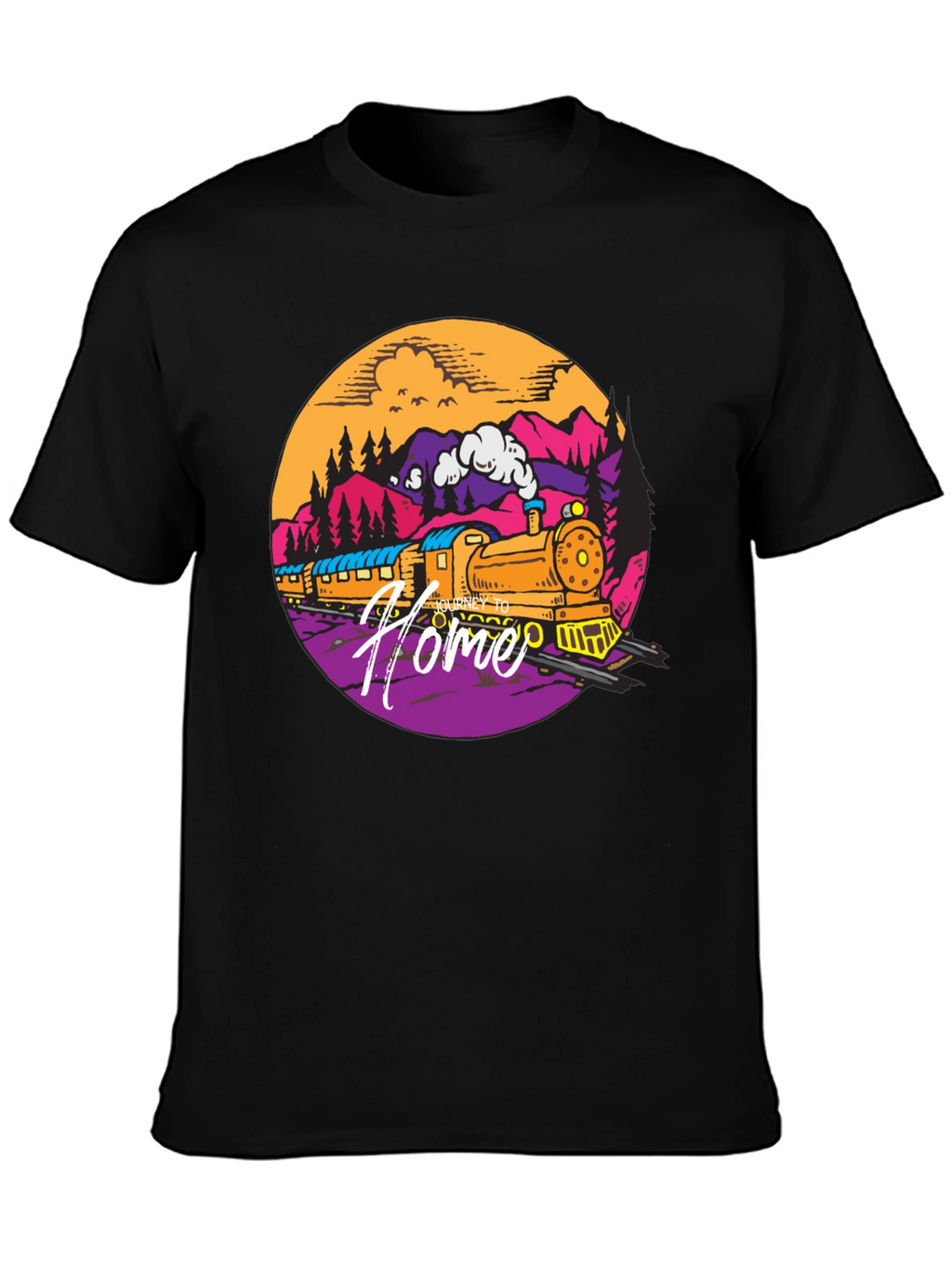 Homebound Train Graphic T-Shirt