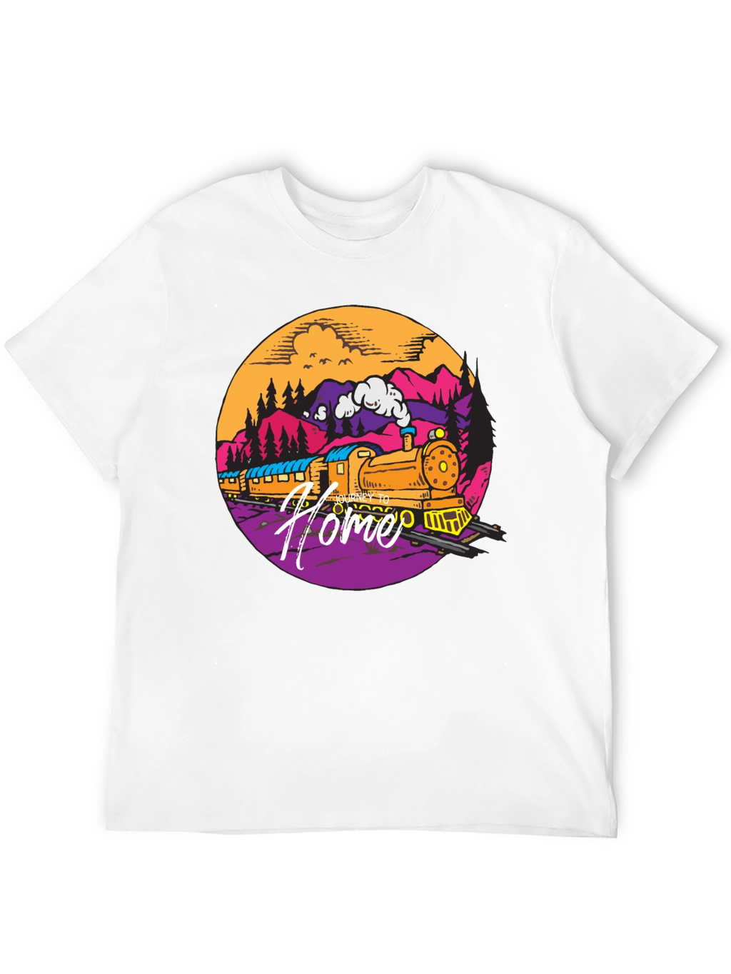 Homebound Train Graphic T-Shirt