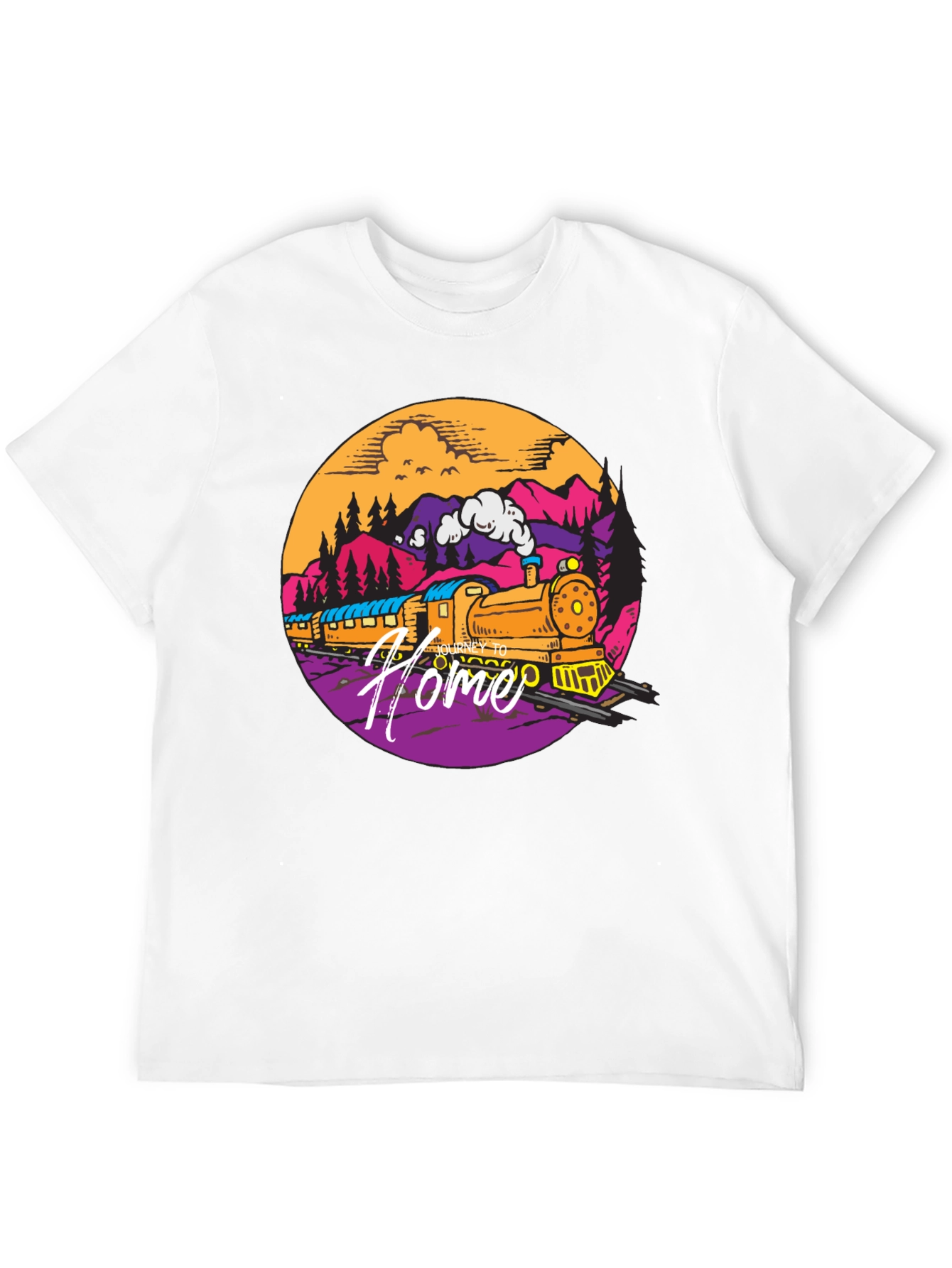 Homebound Train Graphic T-Shirt