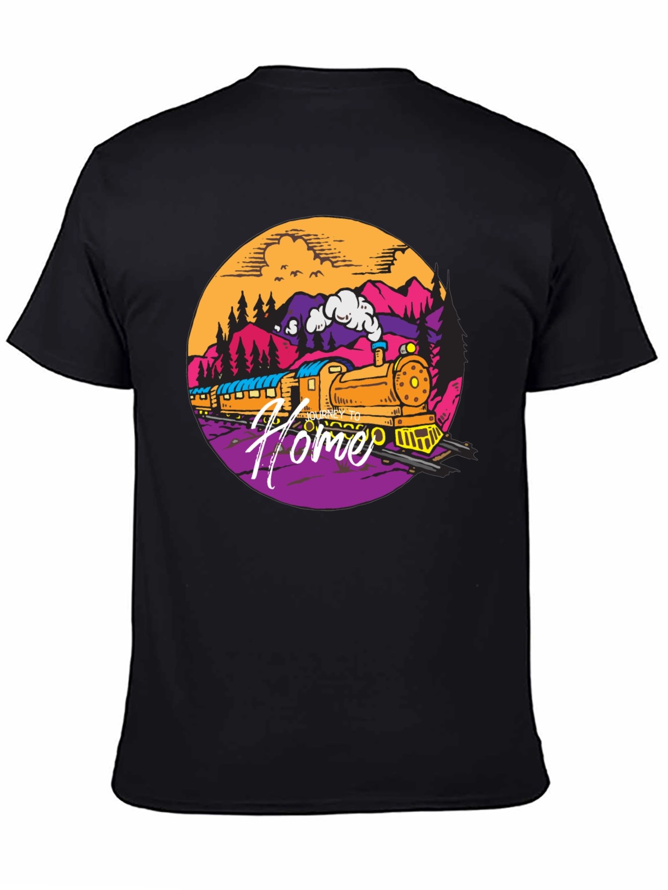 Homebound Train Graphic T-Shirt
