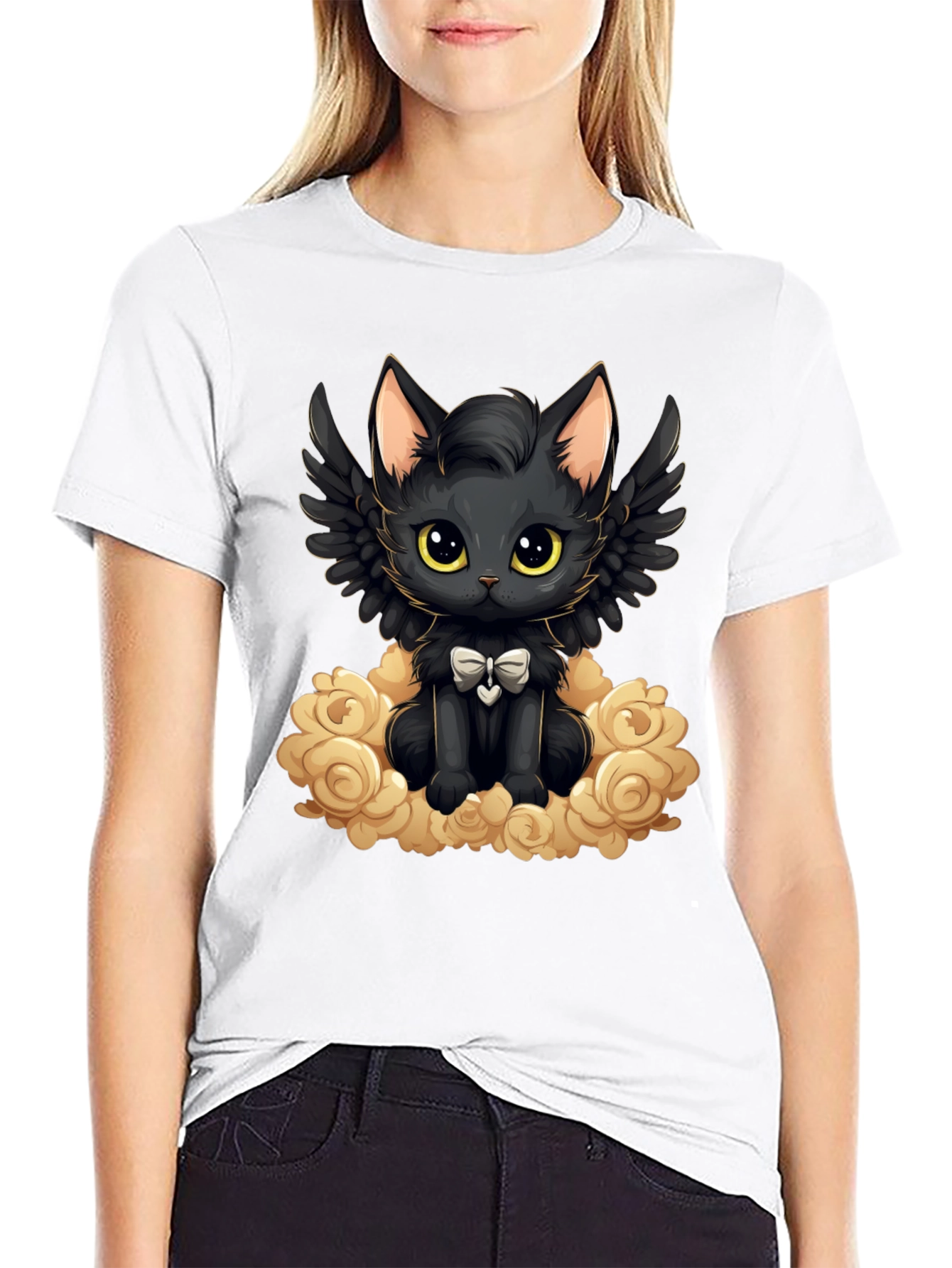 Cute Angel Cat T-Shirt