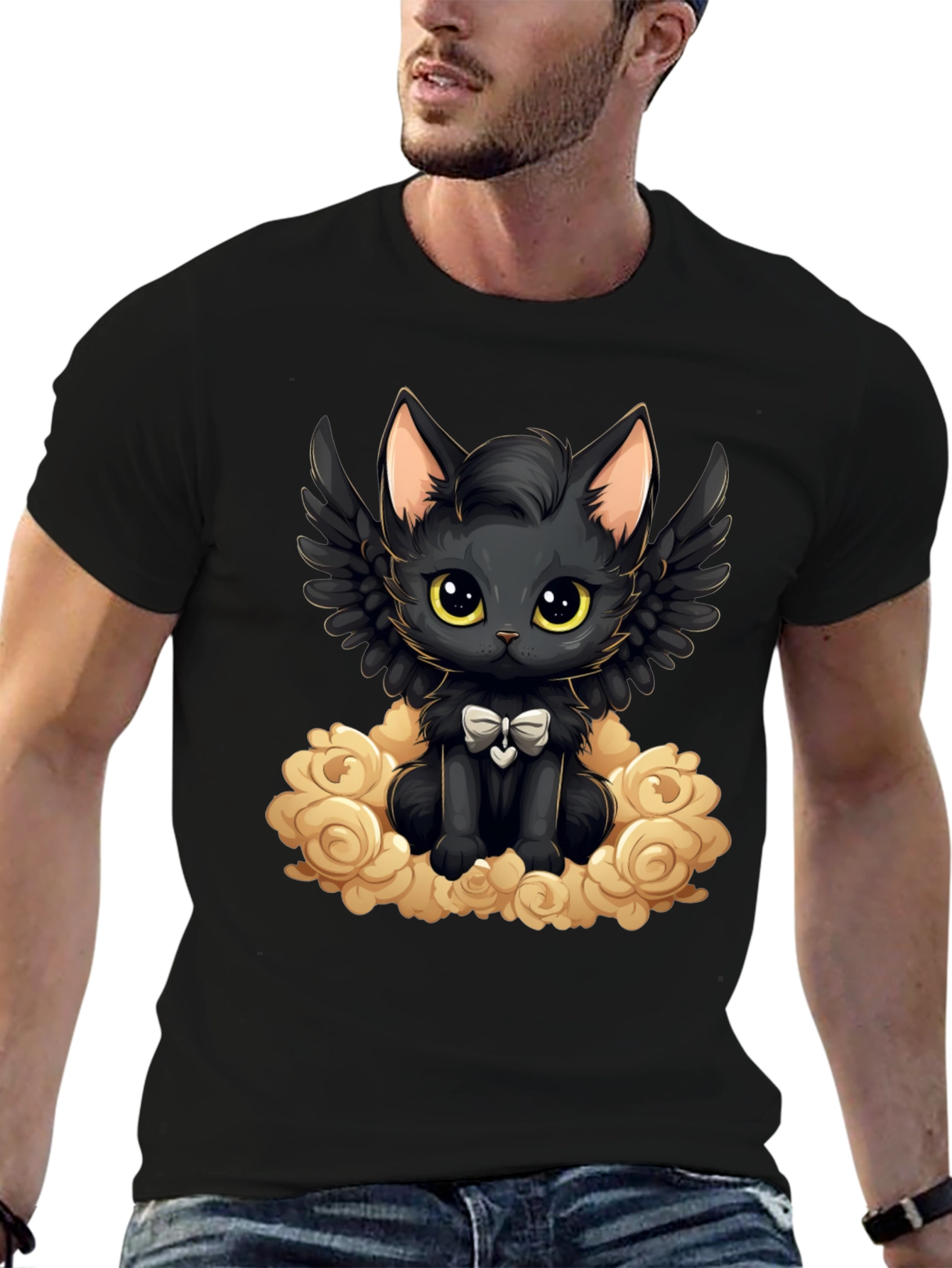 Cute Angel Cat T-Shirt
