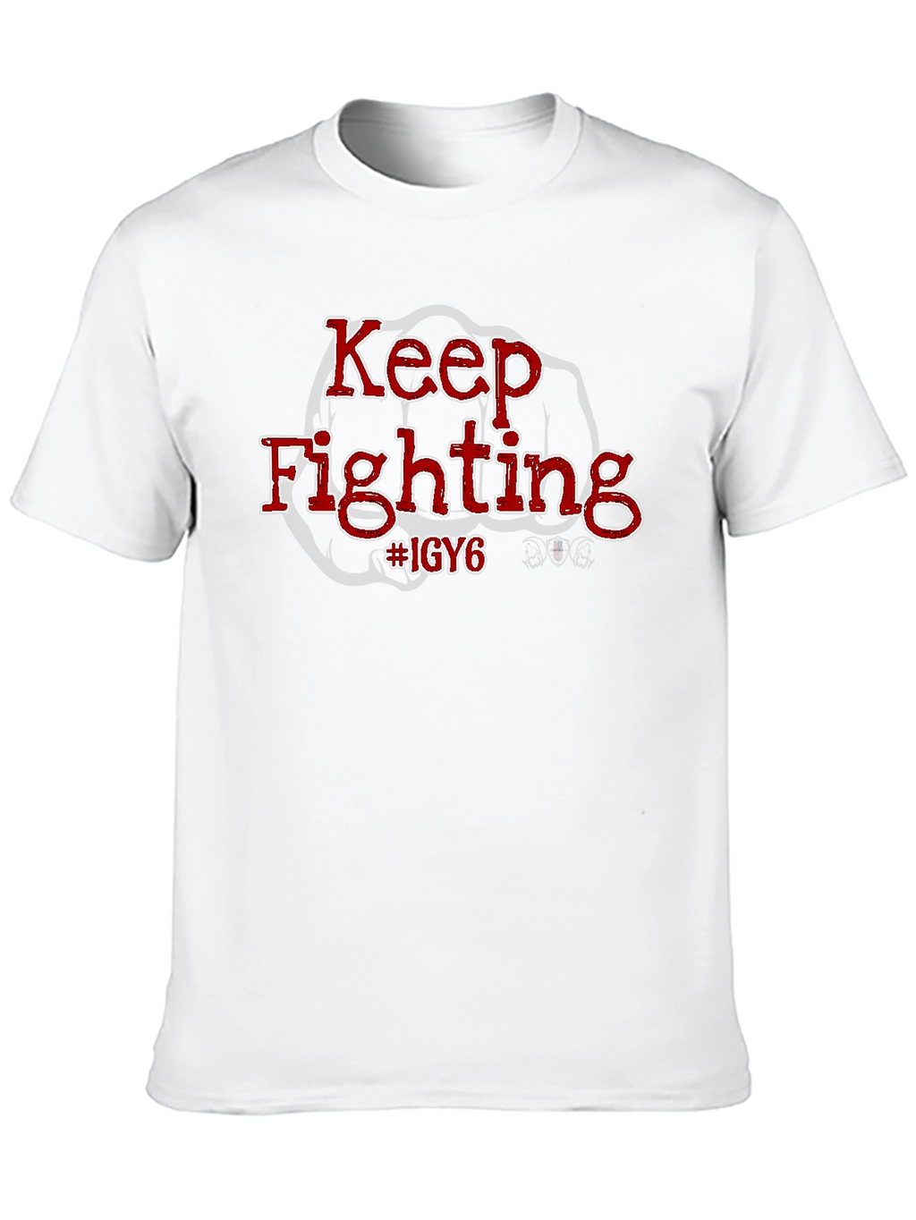 Keep Fighting IGY6 Black T-Shirt