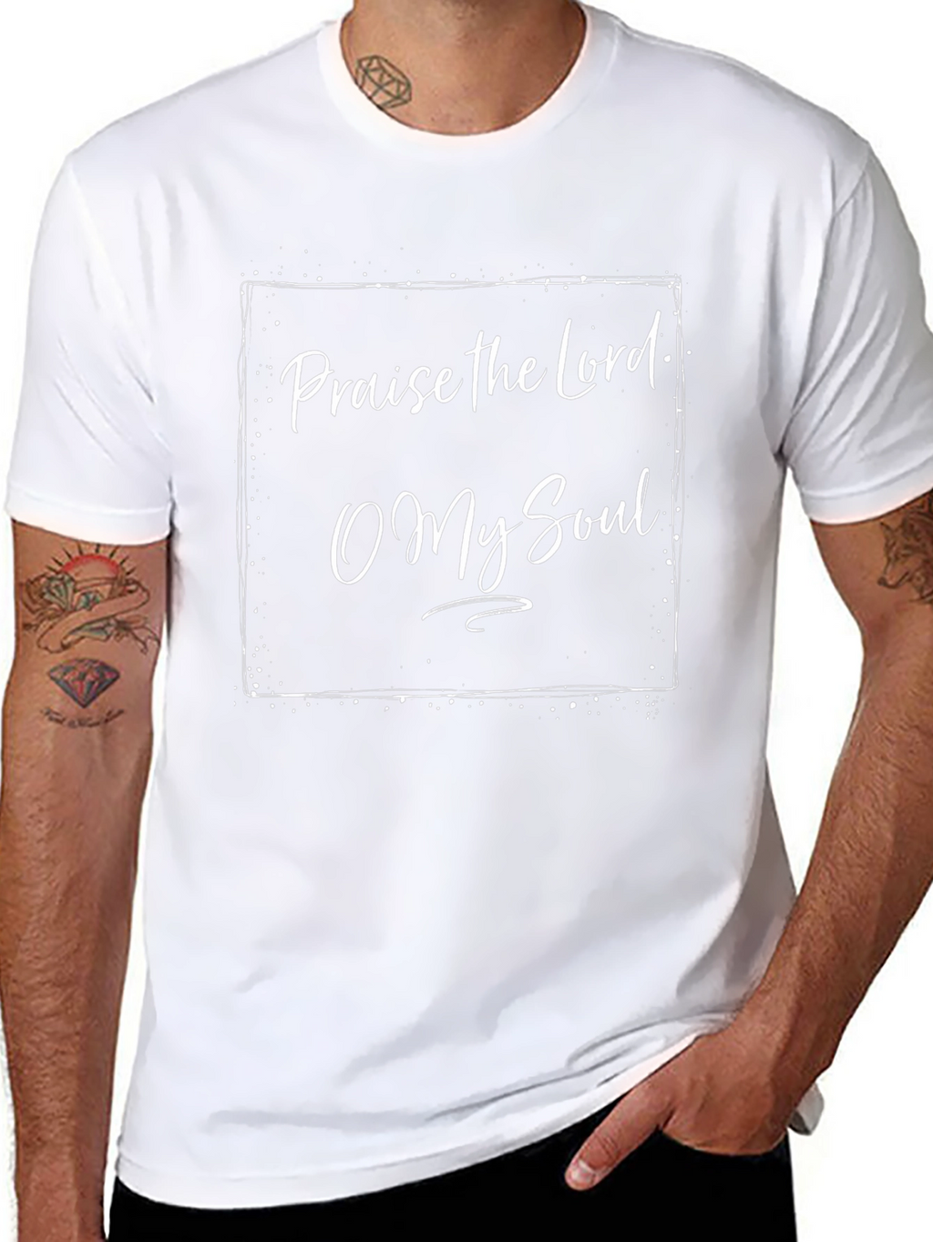 Praise the Lord Graphic Tee - Black