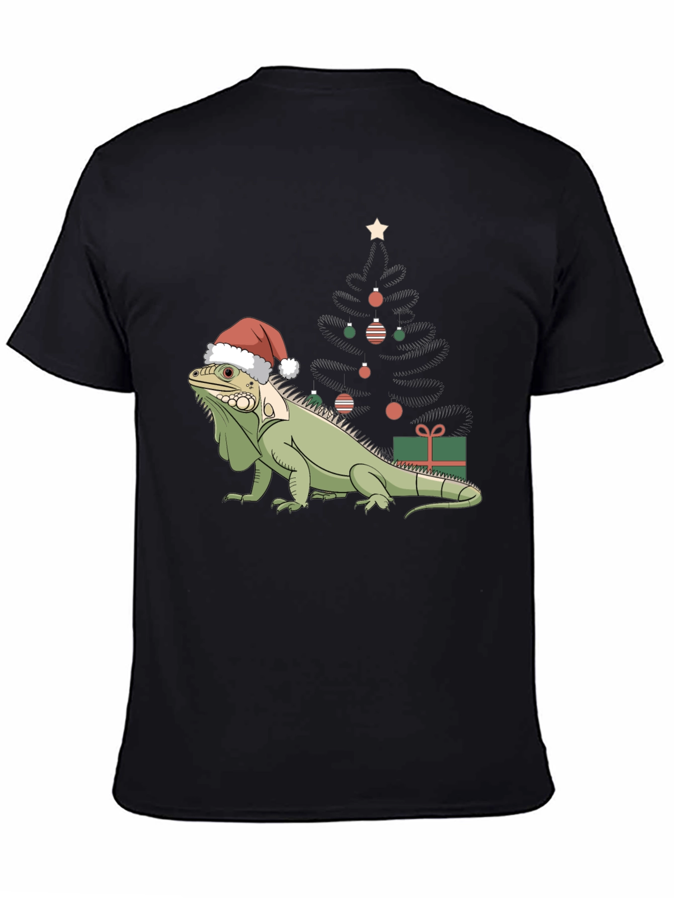 Festive Iguana Christmas T-Shirt